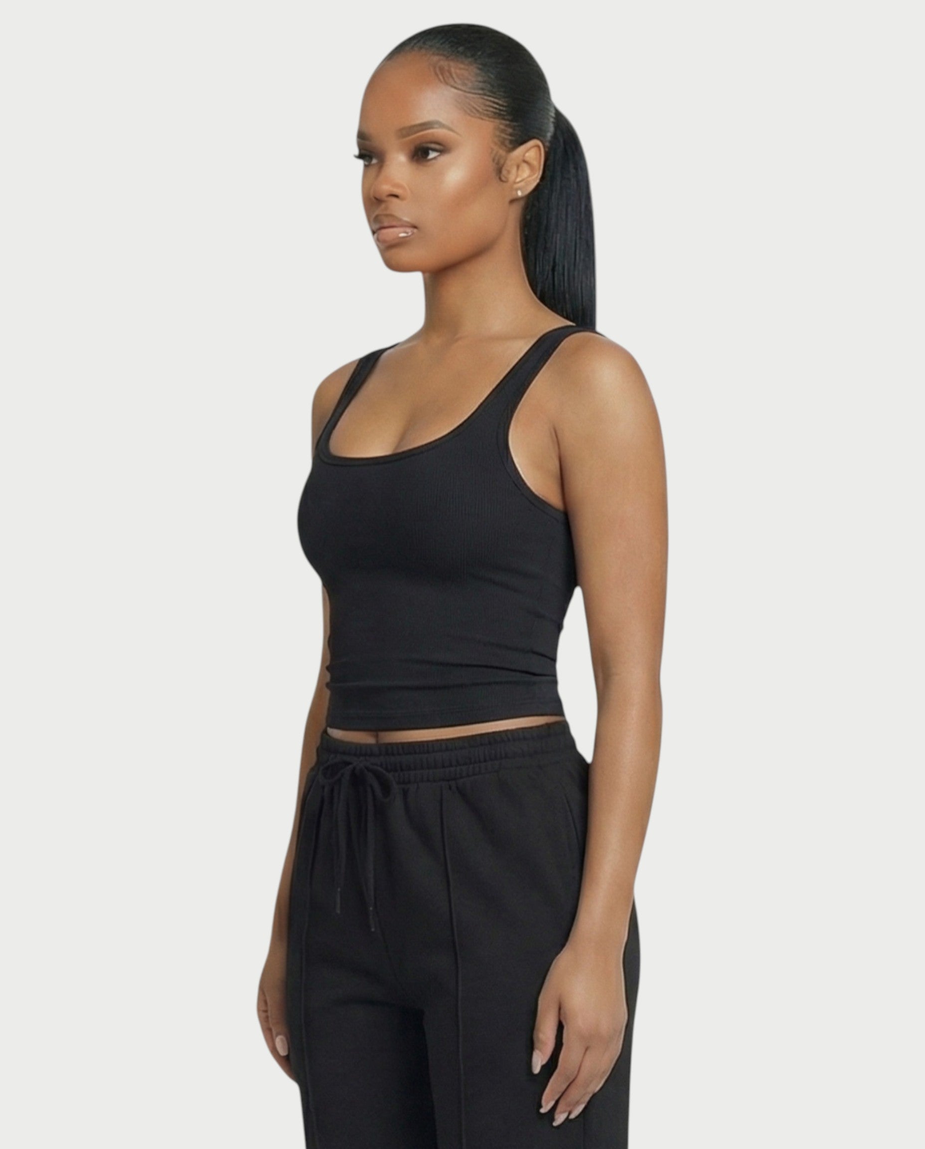 Square Neck Seamless Tank Top
