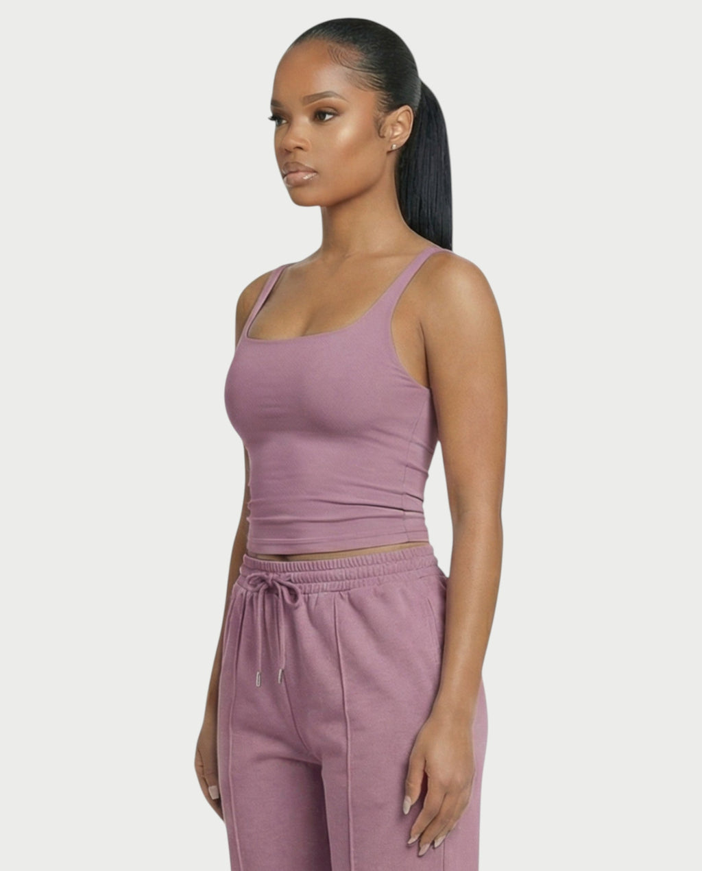 Square Neck Seamless Tank Top