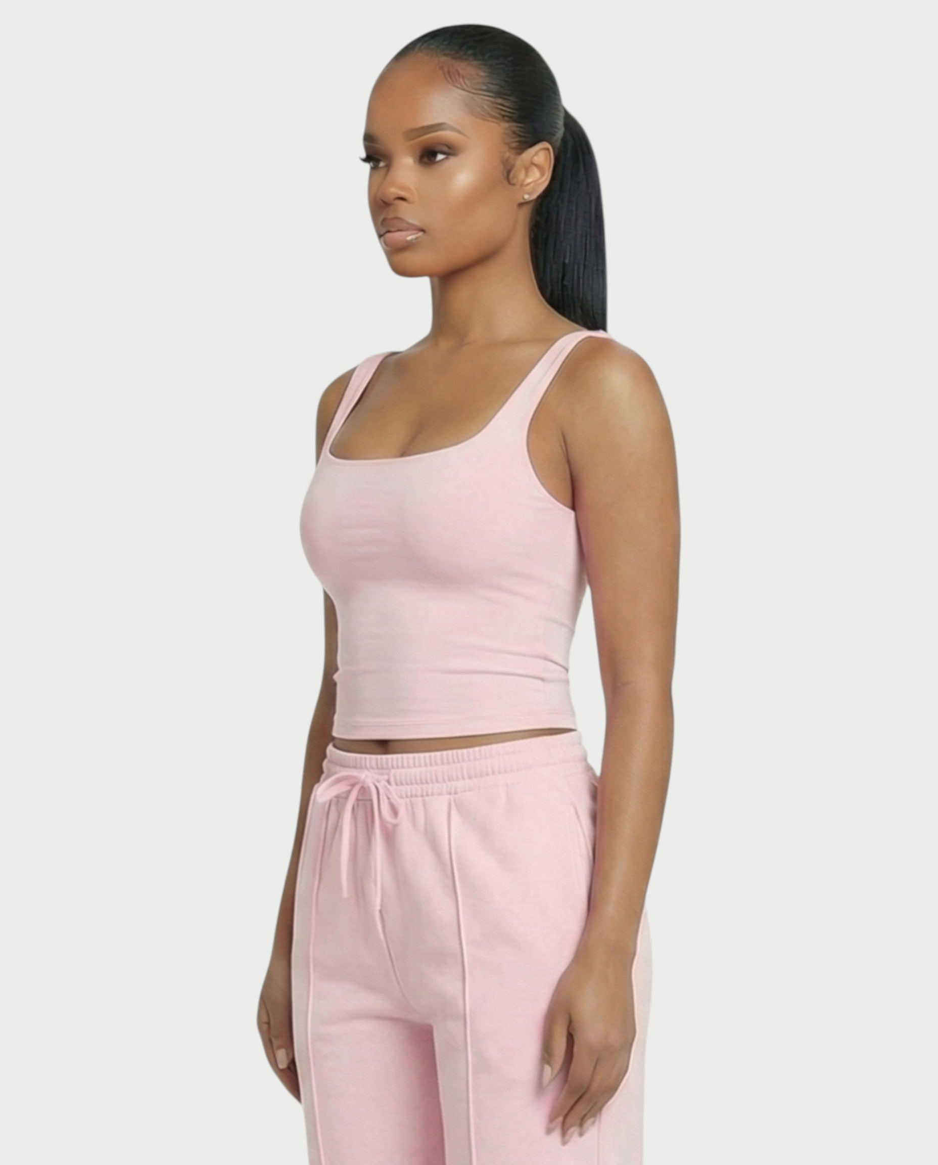 Square Neck Seamless Tank Top