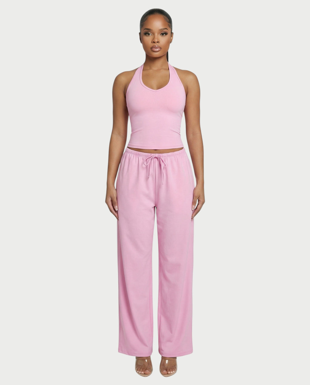 Wide-leg Drawstring Pants