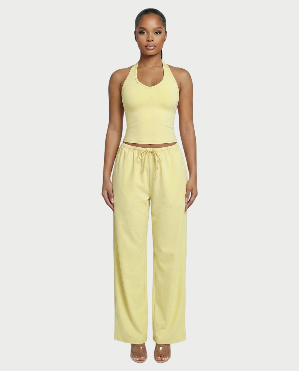 Wide-leg Drawstring Pants