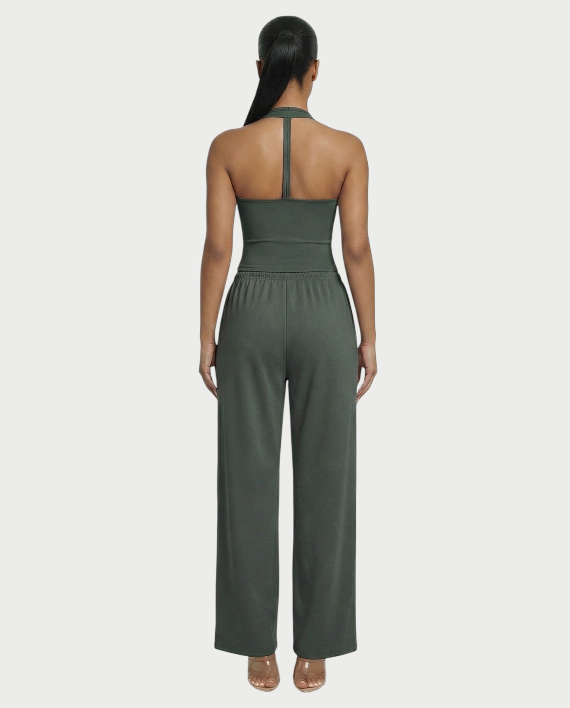 Wide-leg Drawstring Pants