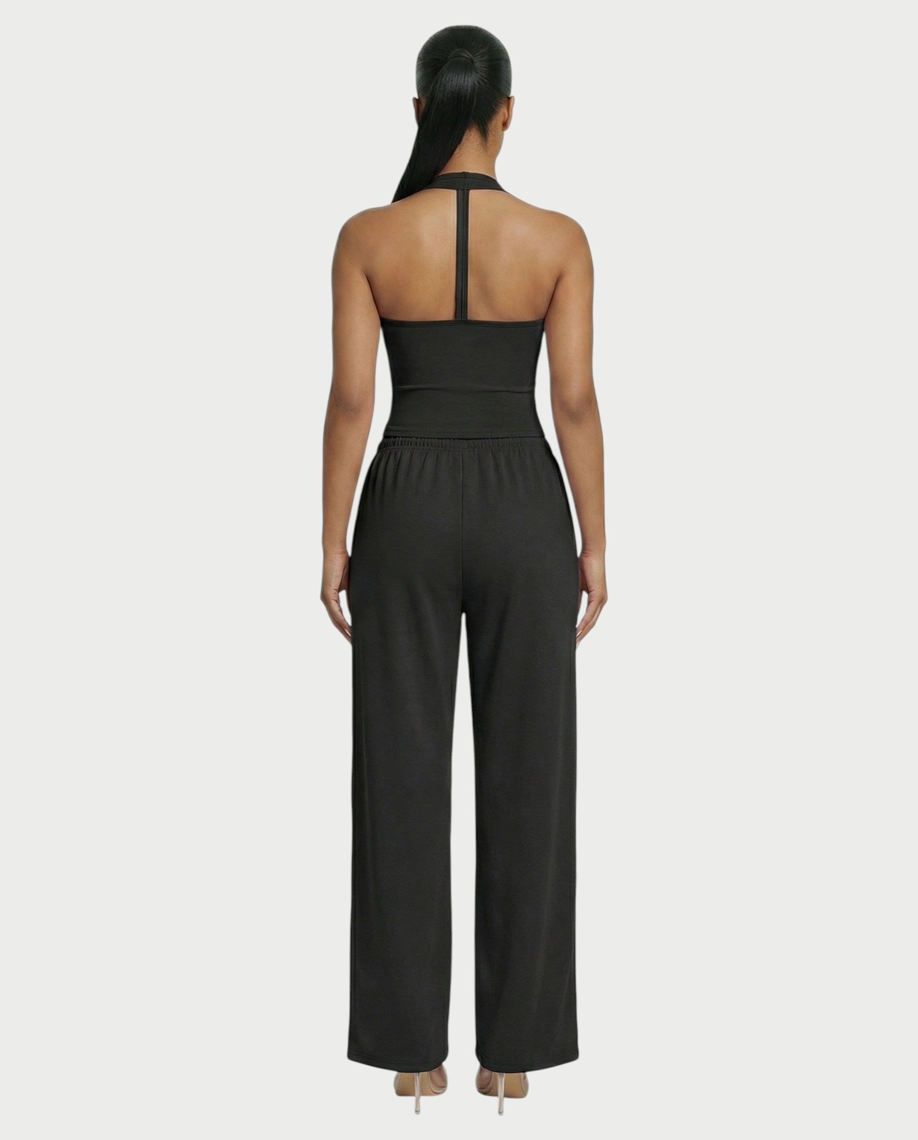Wide-leg Drawstring Pants