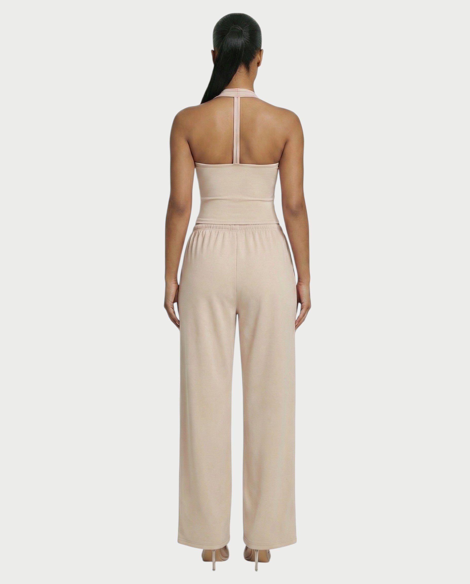 Wide-leg Drawstring Pants