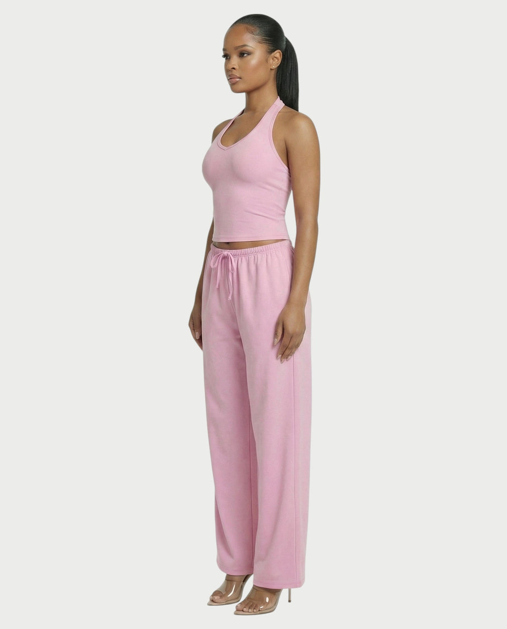 Wide-leg Drawstring Pants