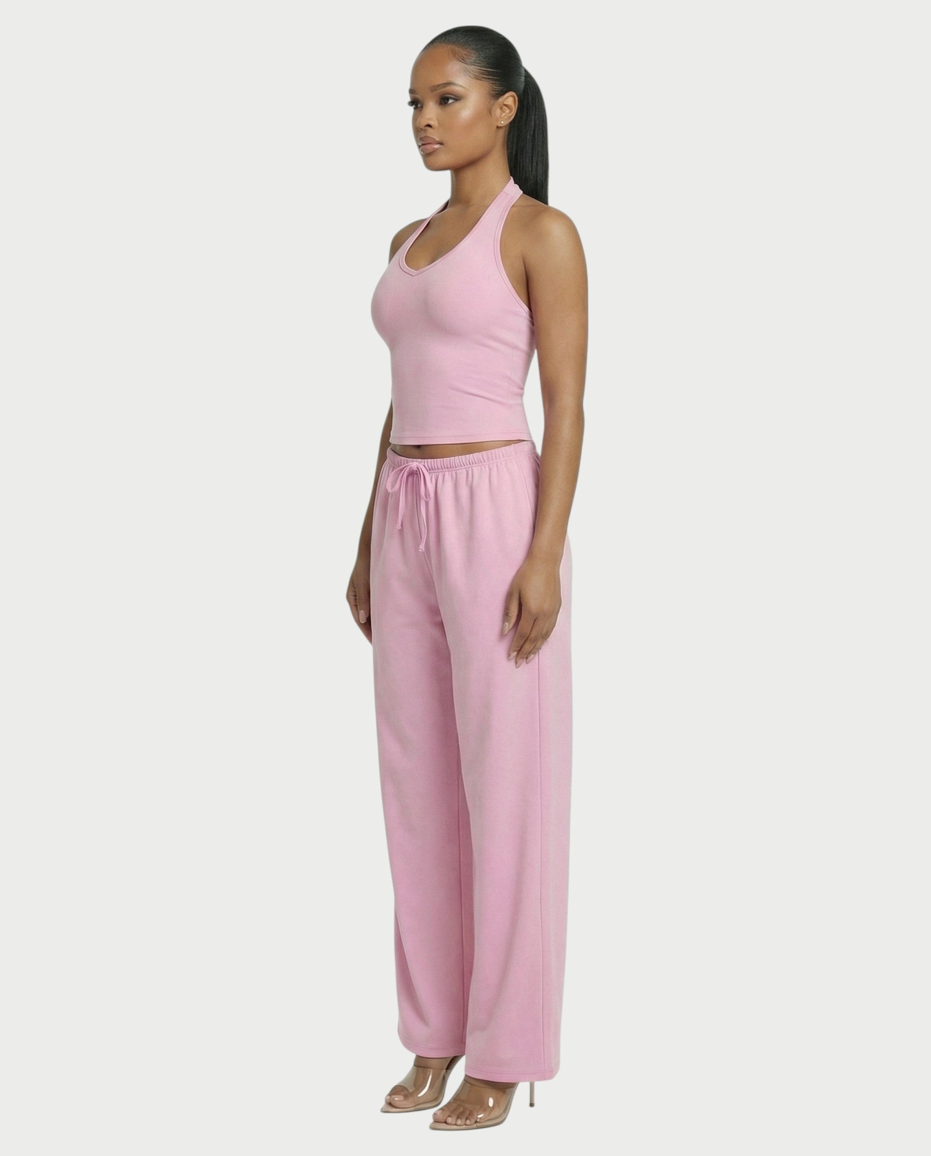 Wide-leg Drawstring Pants