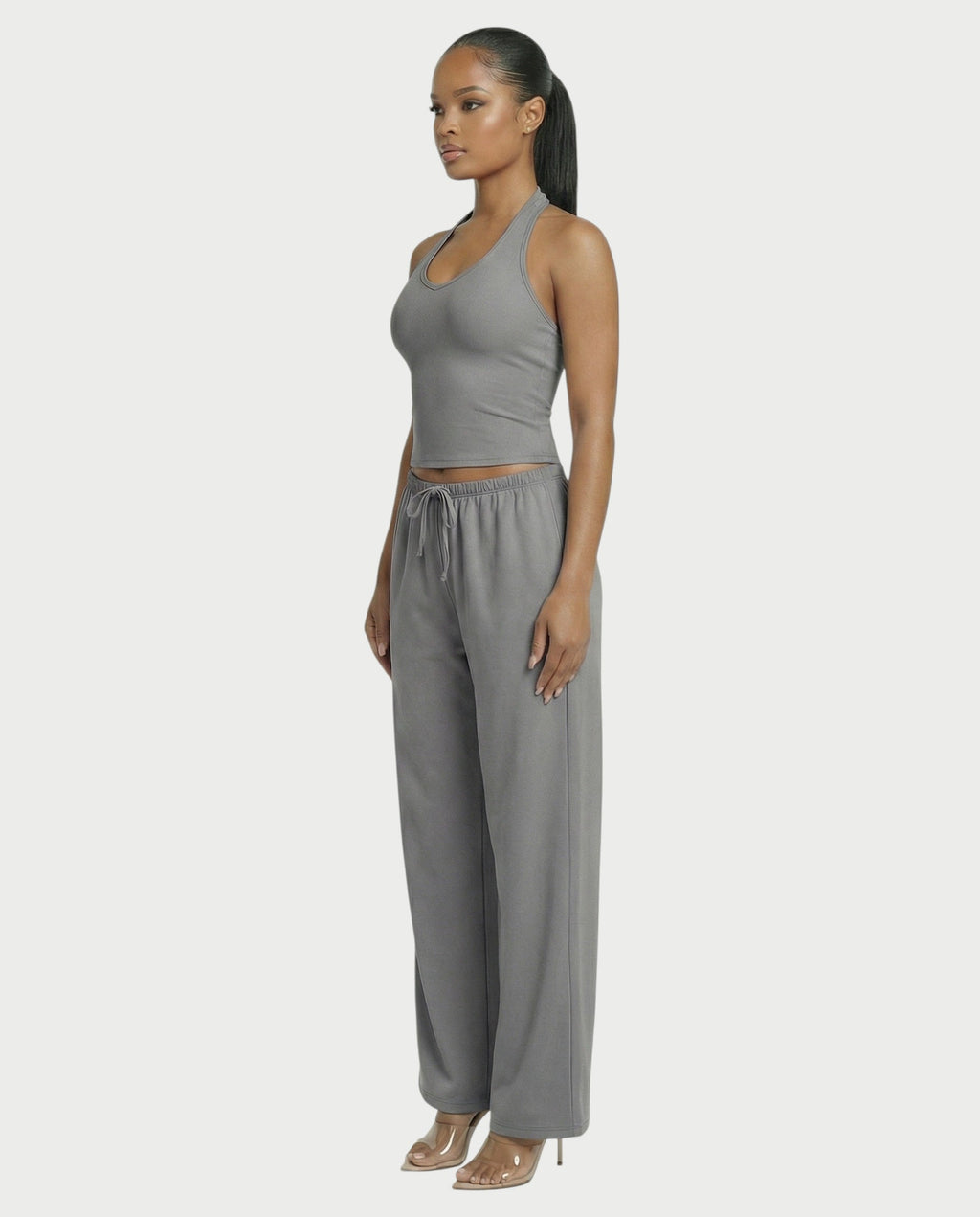 Wide-leg Drawstring Pants
