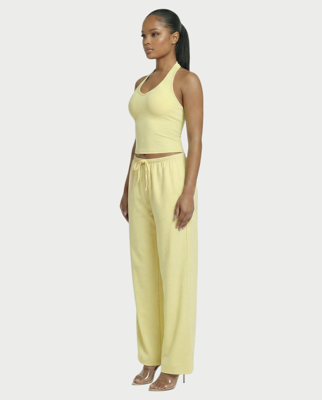 Wide-leg Drawstring Pants