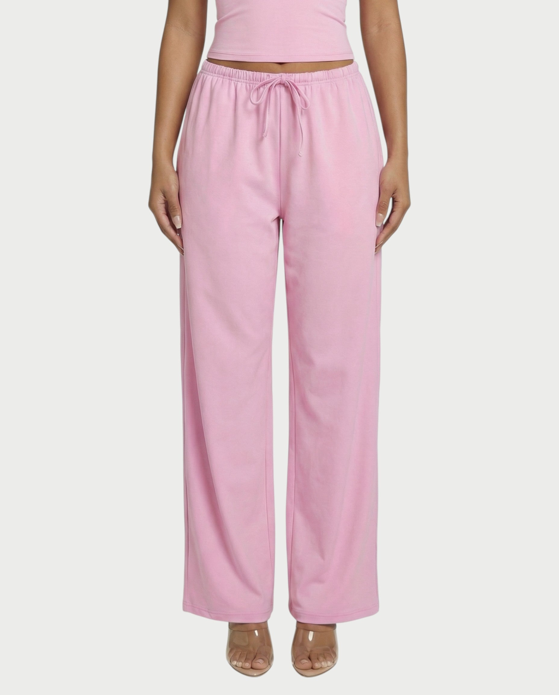 Wide-leg Drawstring Pants