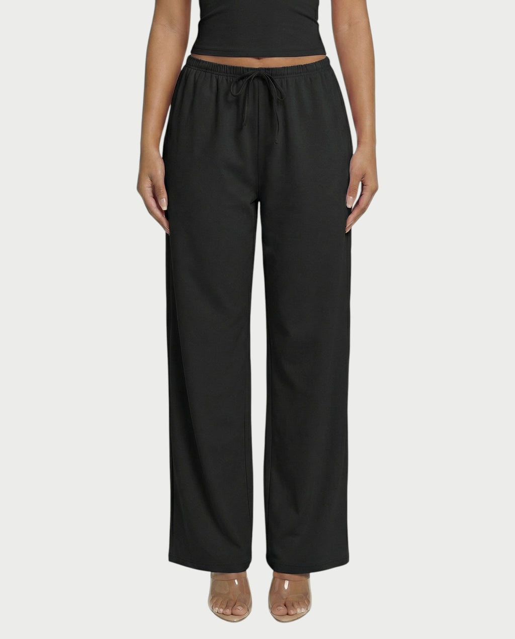 Wide-leg Drawstring Pants