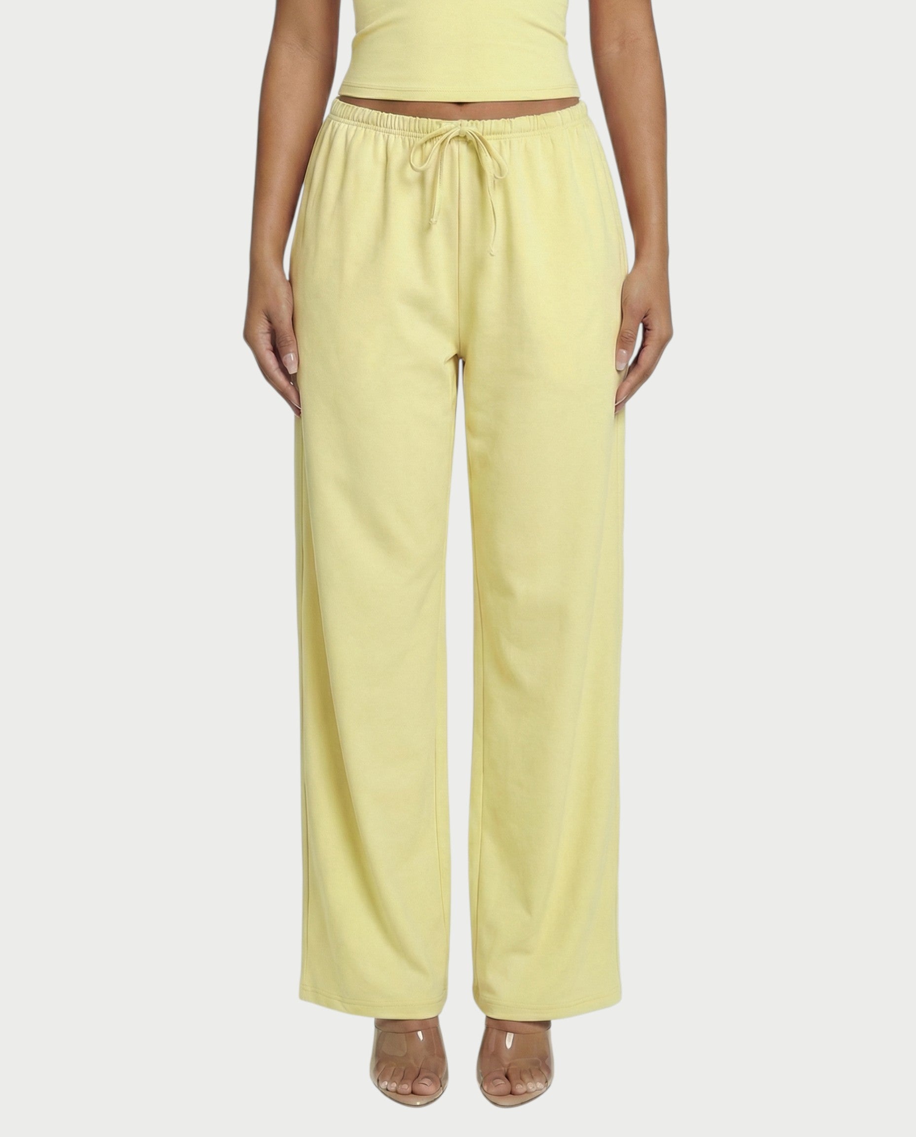 Wide-leg Drawstring Pants