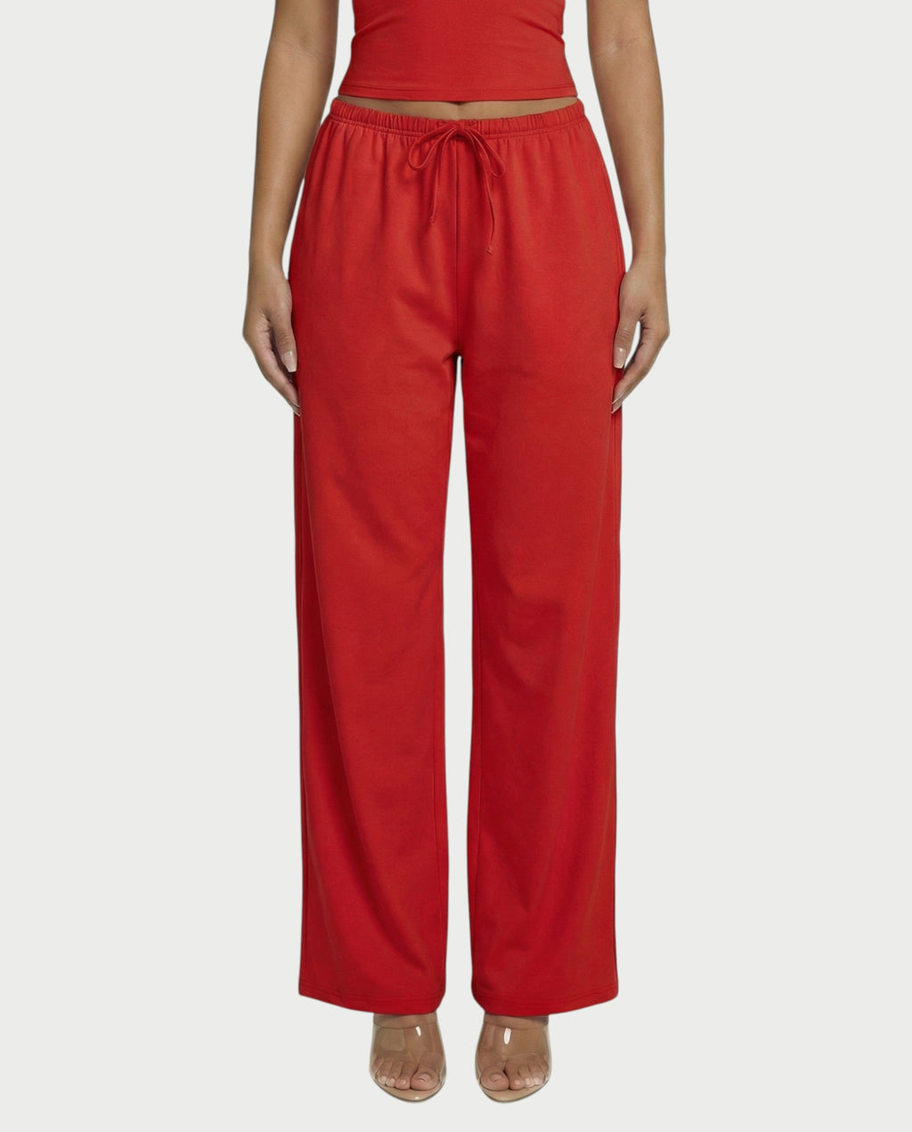 Wide-leg Drawstring Pants