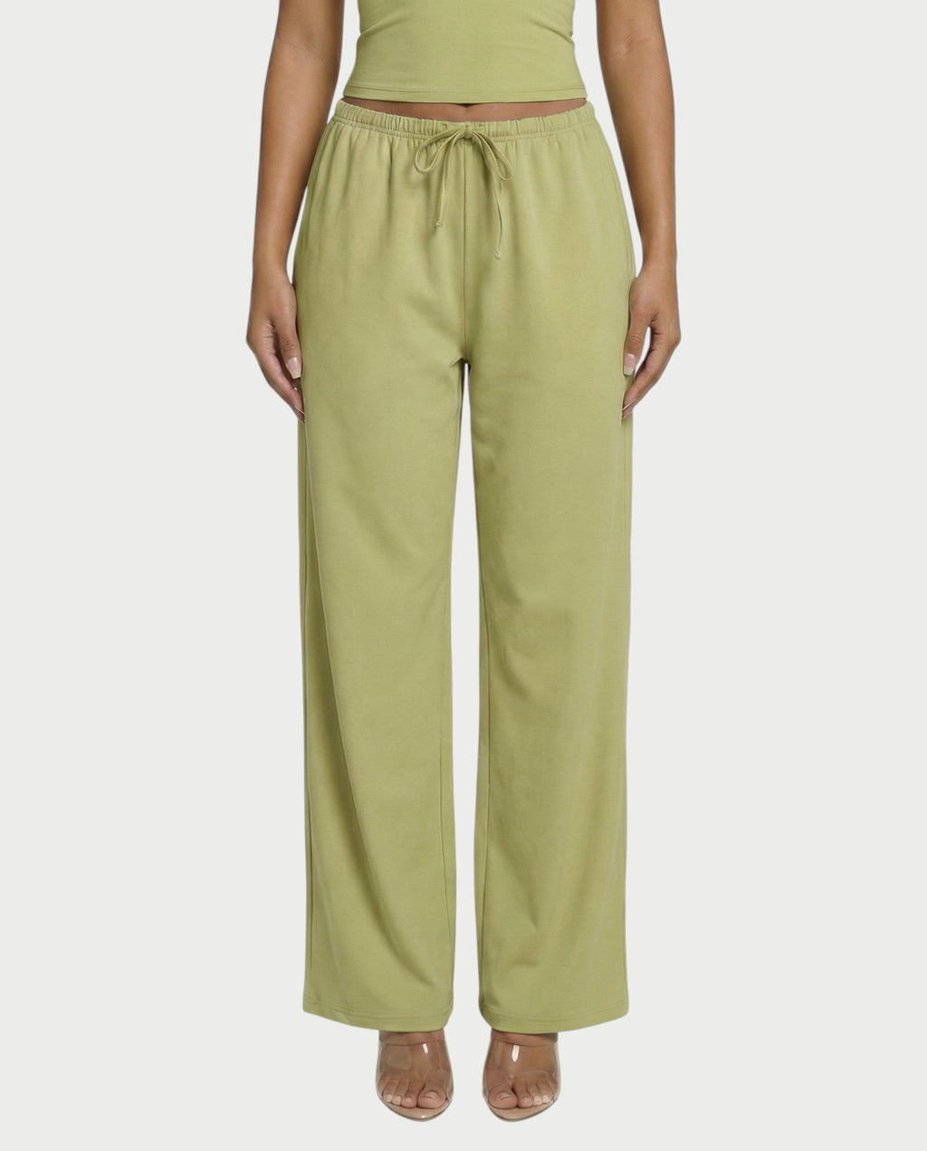 Wide-leg Drawstring Pants