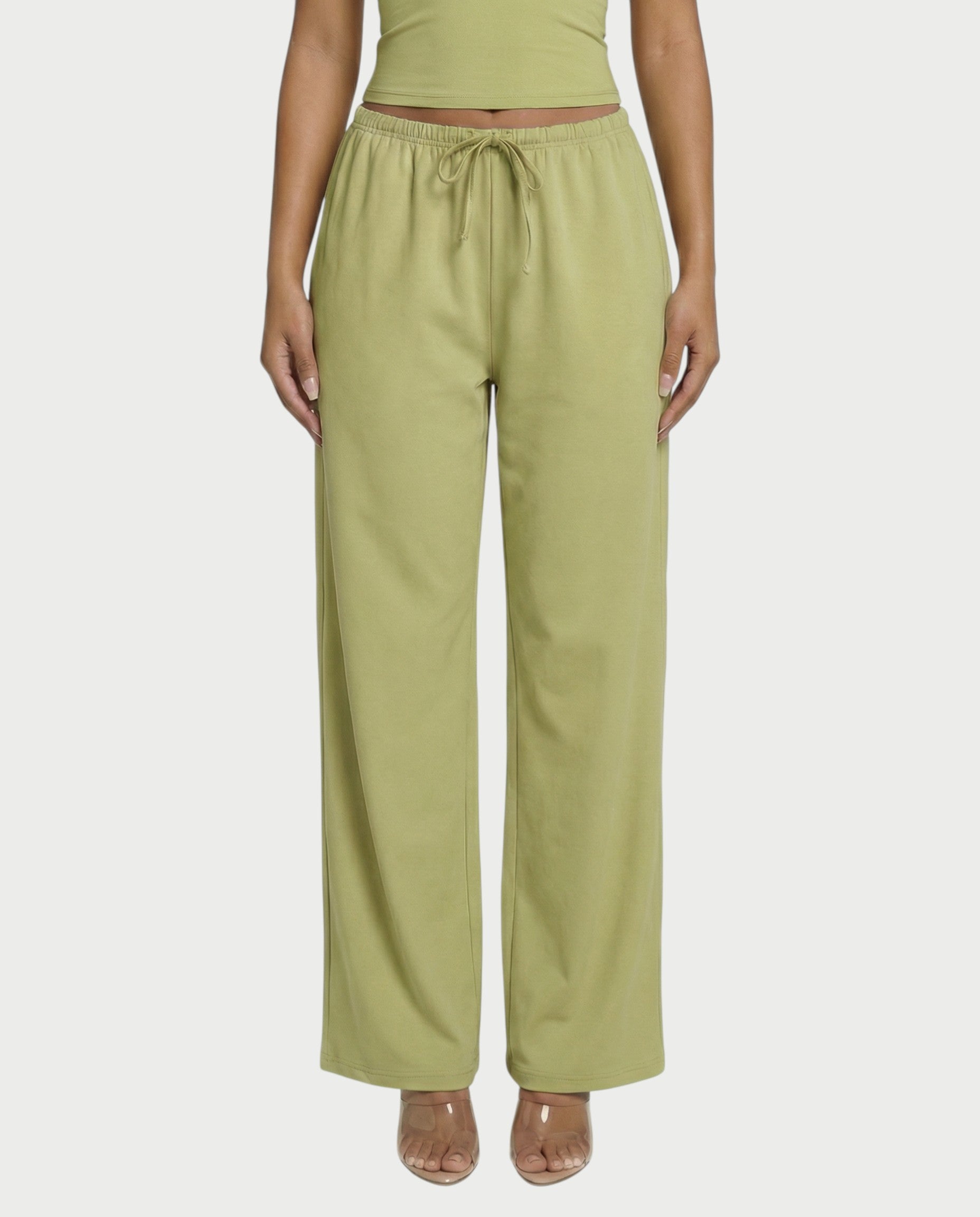 Wide-leg Drawstring Pants