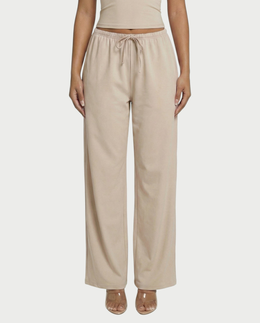 Wide-leg Drawstring Pants