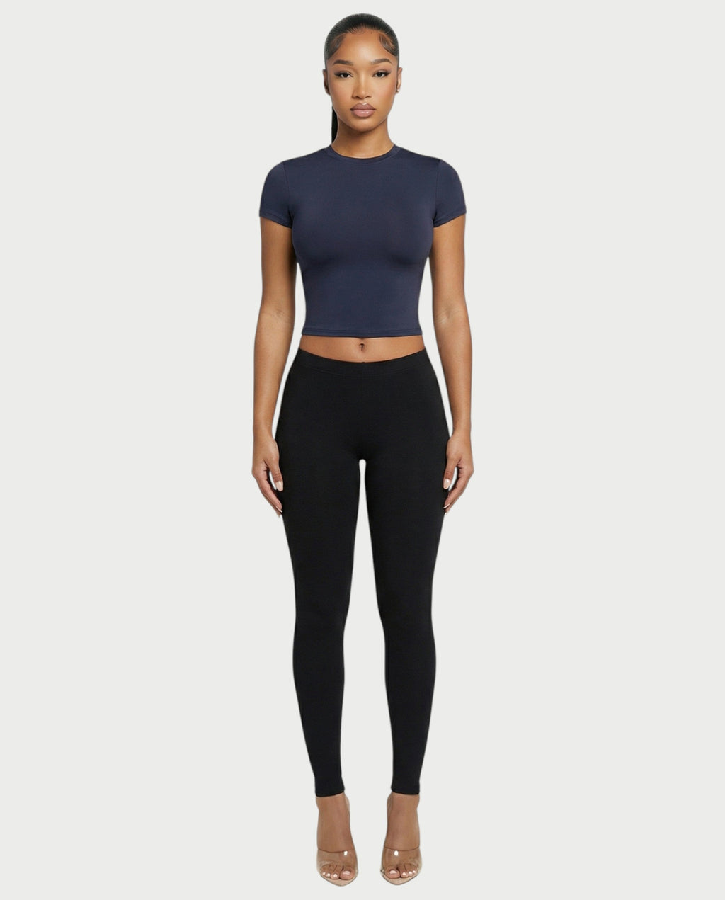 Crew Neck Slim-Fit Top