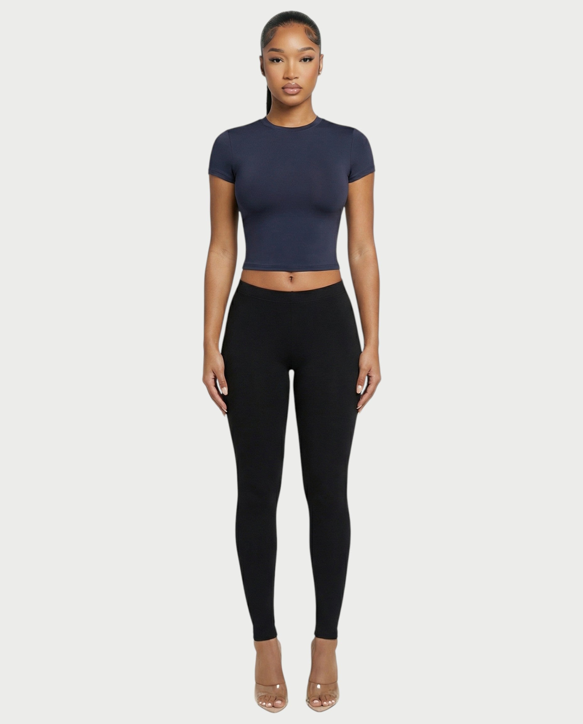 Crew Neck Slim-Fit Top