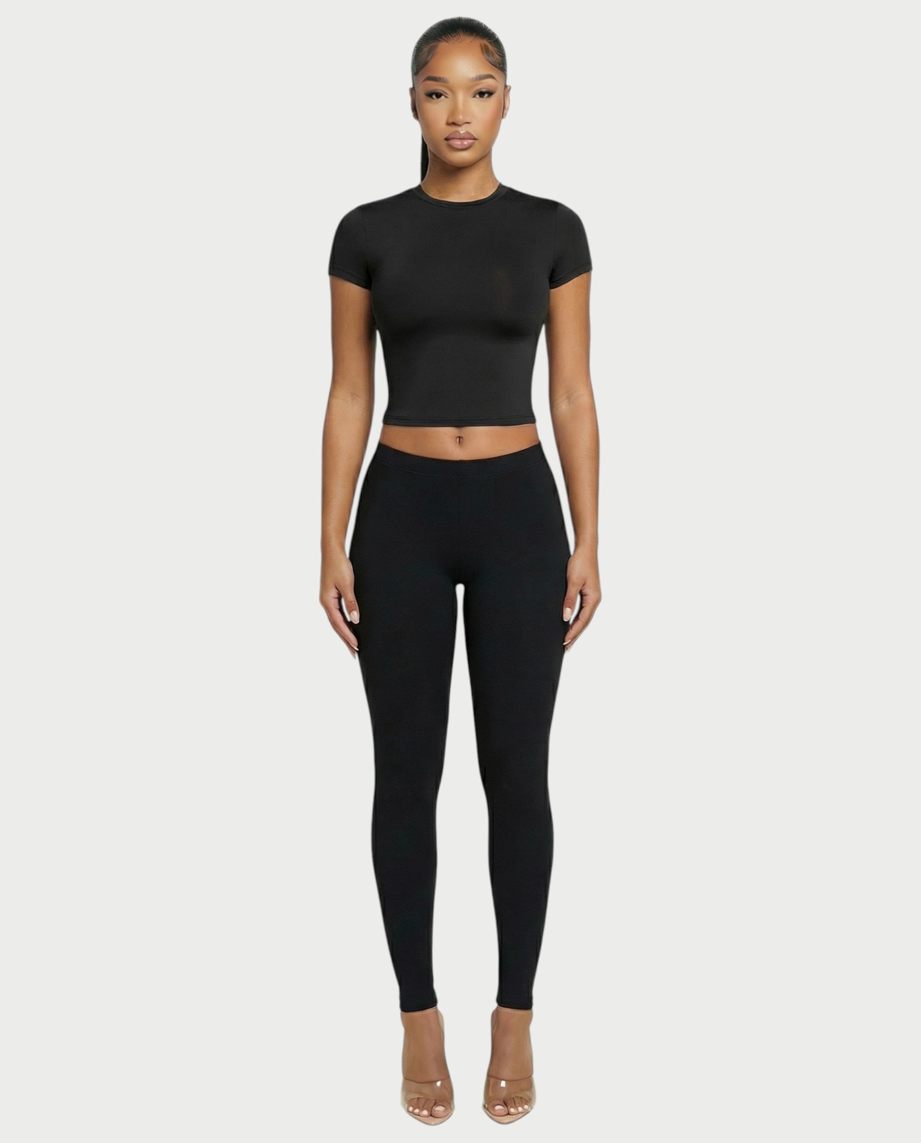 Crew Neck Slim-Fit Top