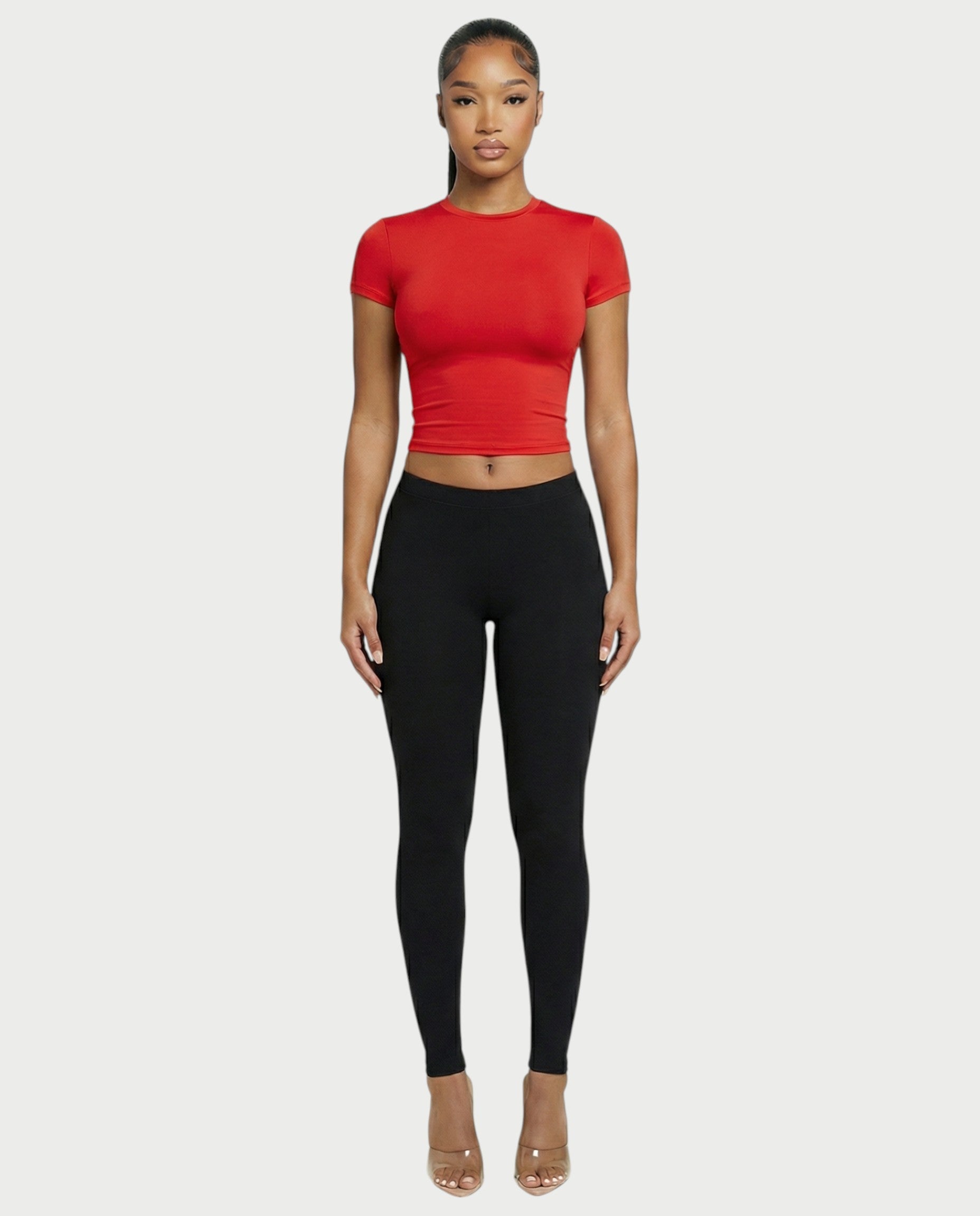 Crew Neck Slim-Fit Top