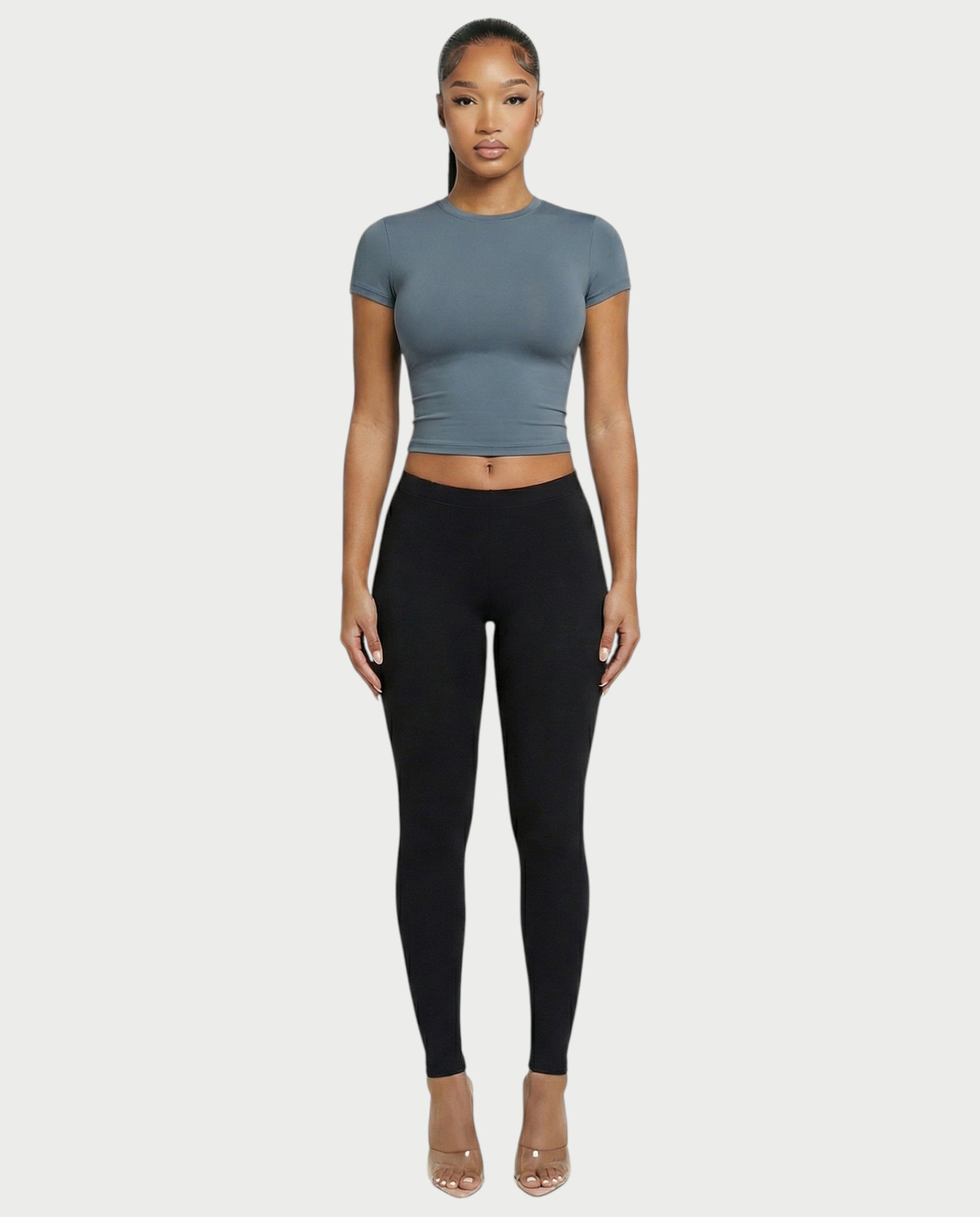 Crew Neck Slim-Fit Top