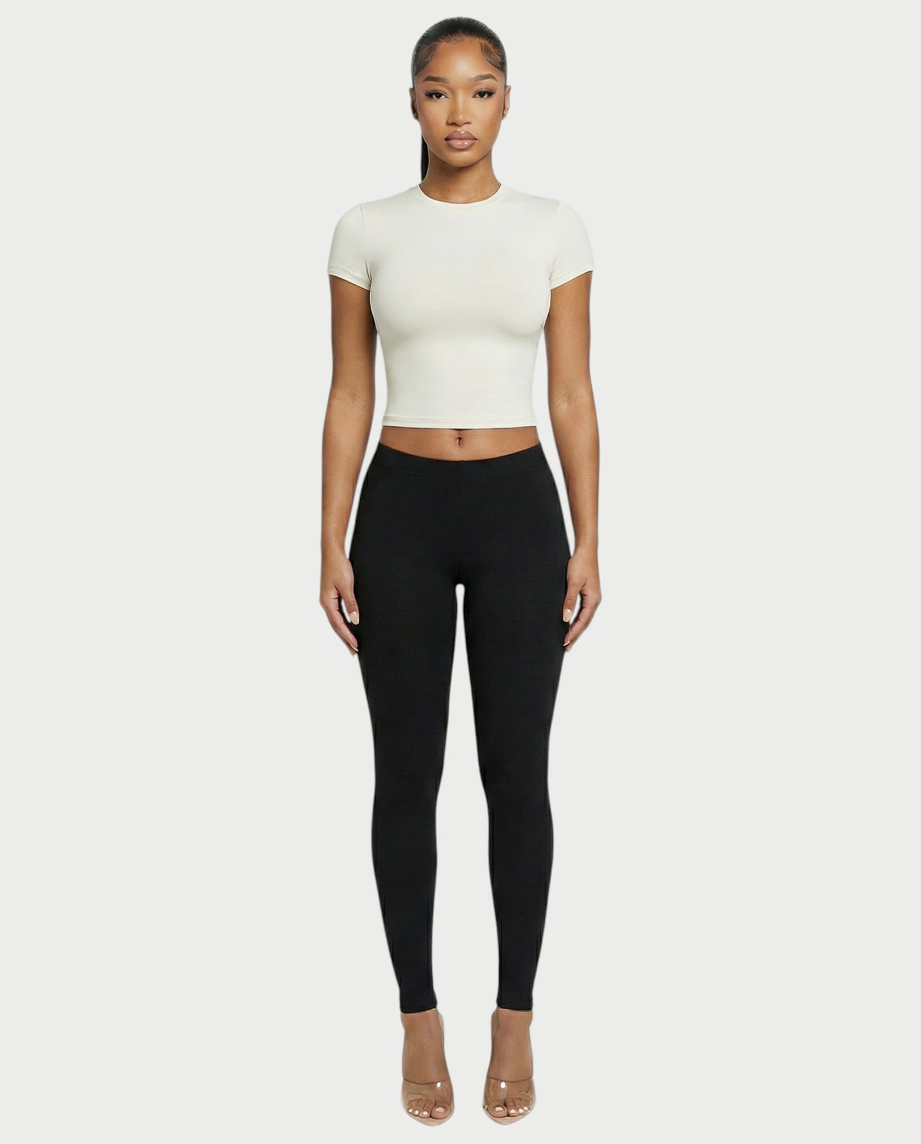Crew Neck Slim-Fit Top