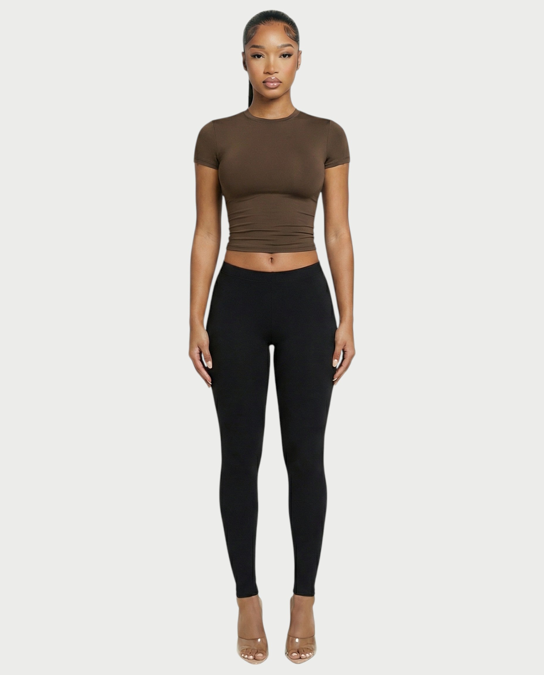 Crew Neck Slim-Fit Top