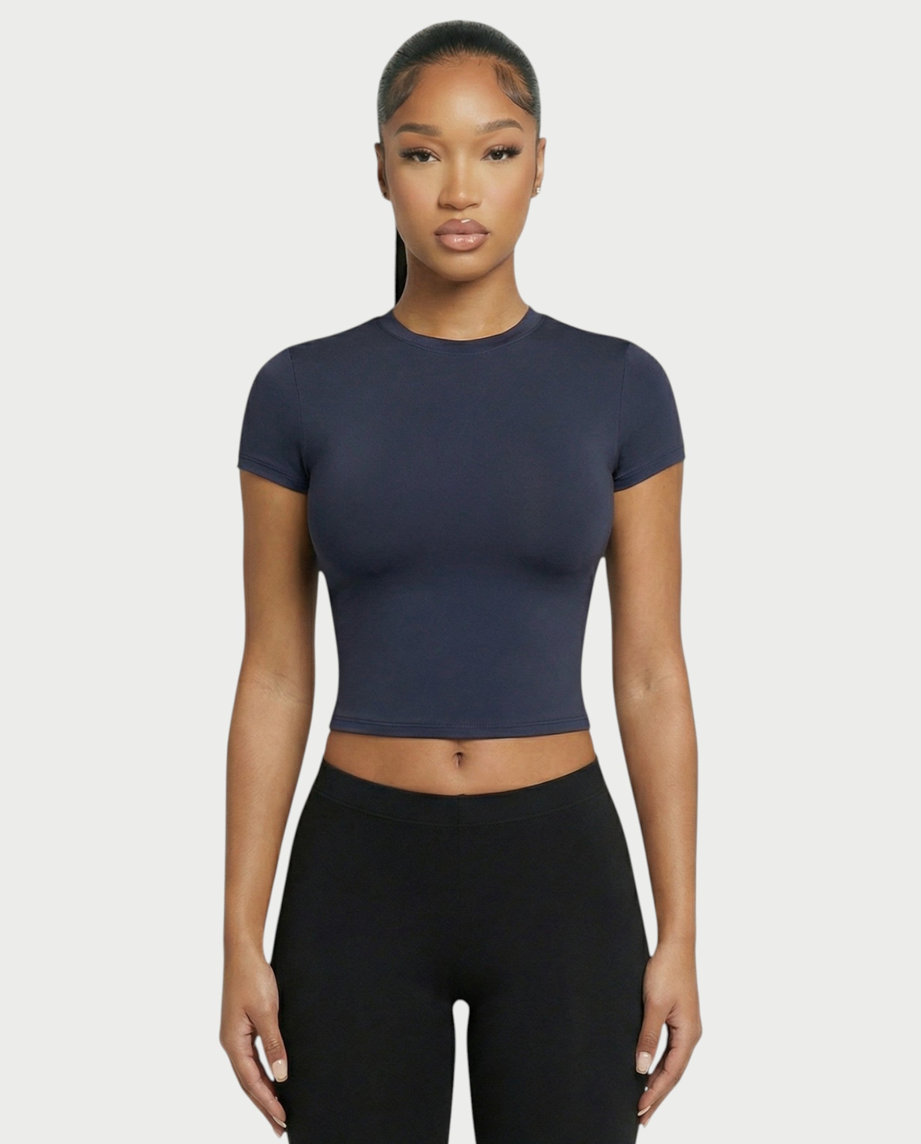 Crew Neck Slim-Fit Top