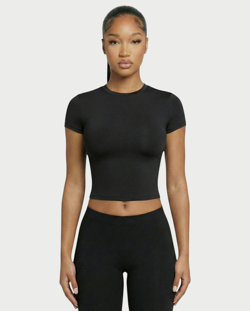 Crew Neck Slim-Fit Top