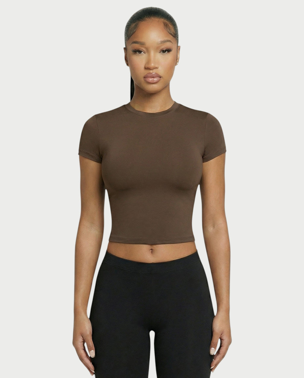 Crew Neck Slim-Fit Top