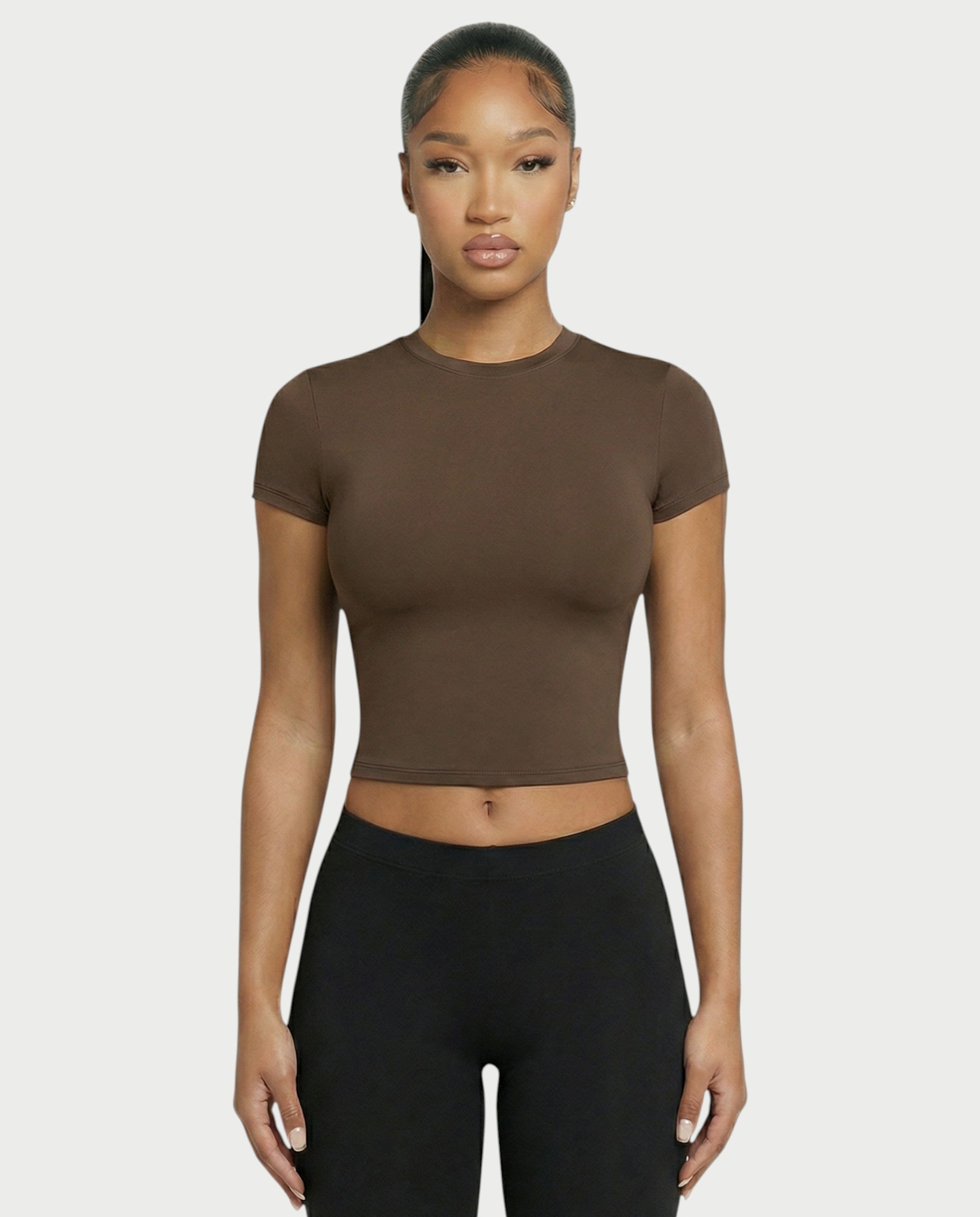 Crew Neck Slim-Fit Top