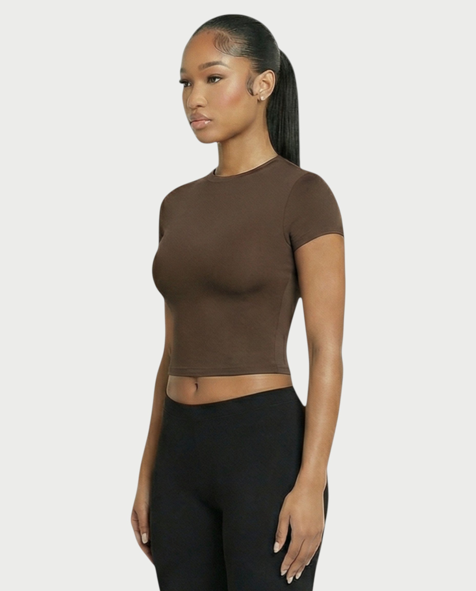 Crew Neck Slim-Fit Top