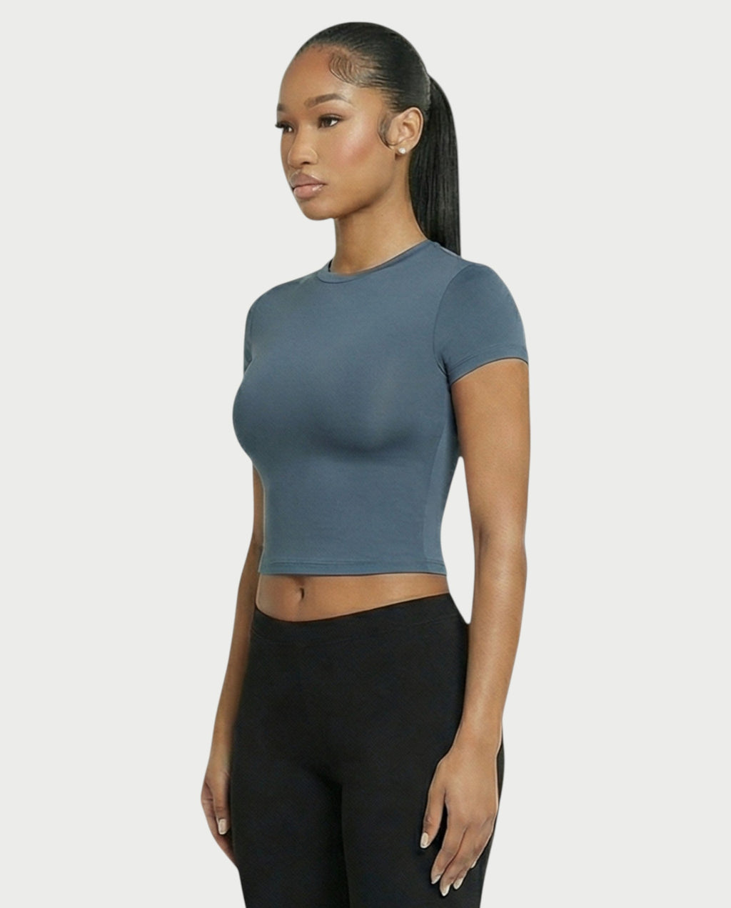 Crew Neck Slim-Fit Top