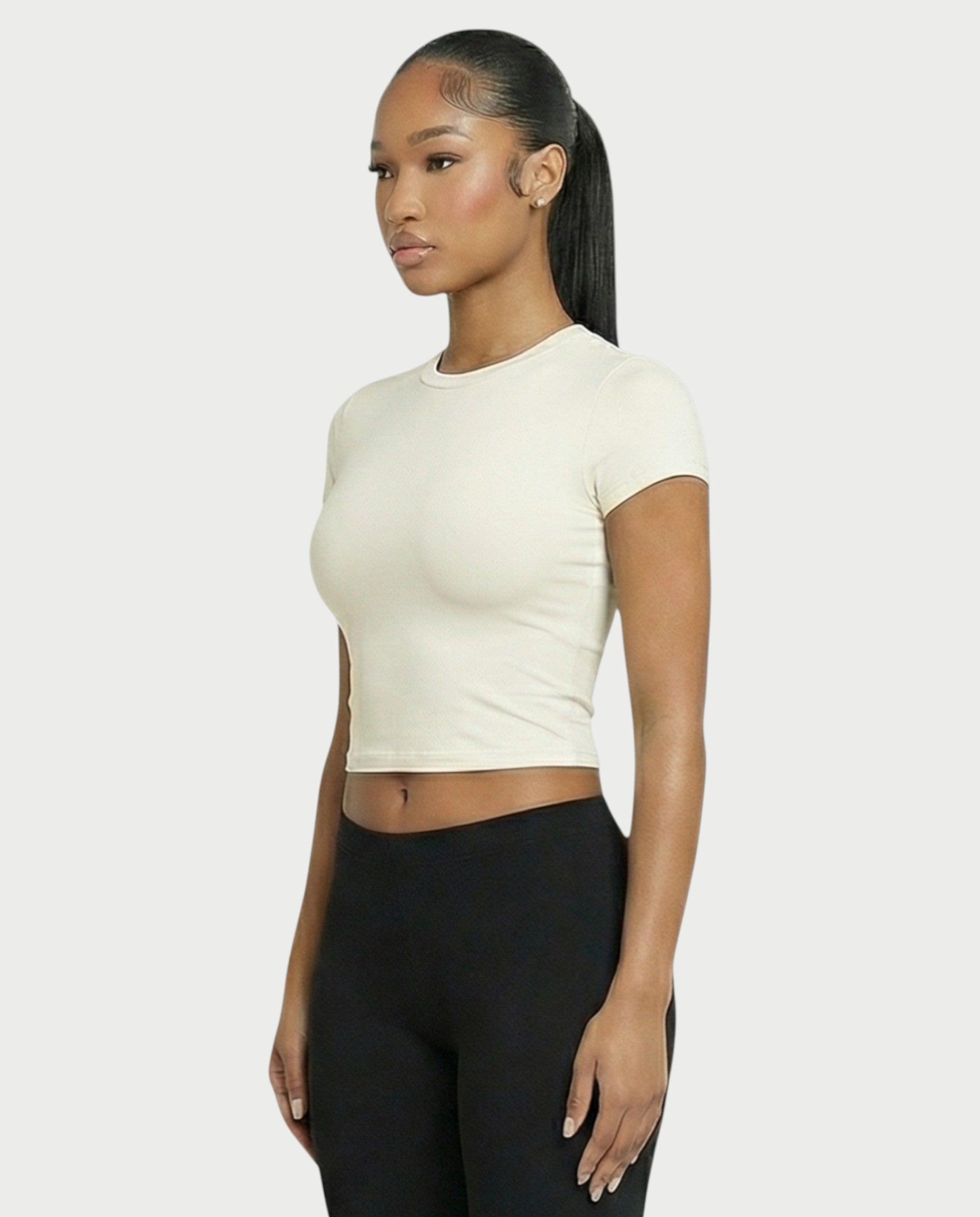 Crew Neck Slim-Fit Top