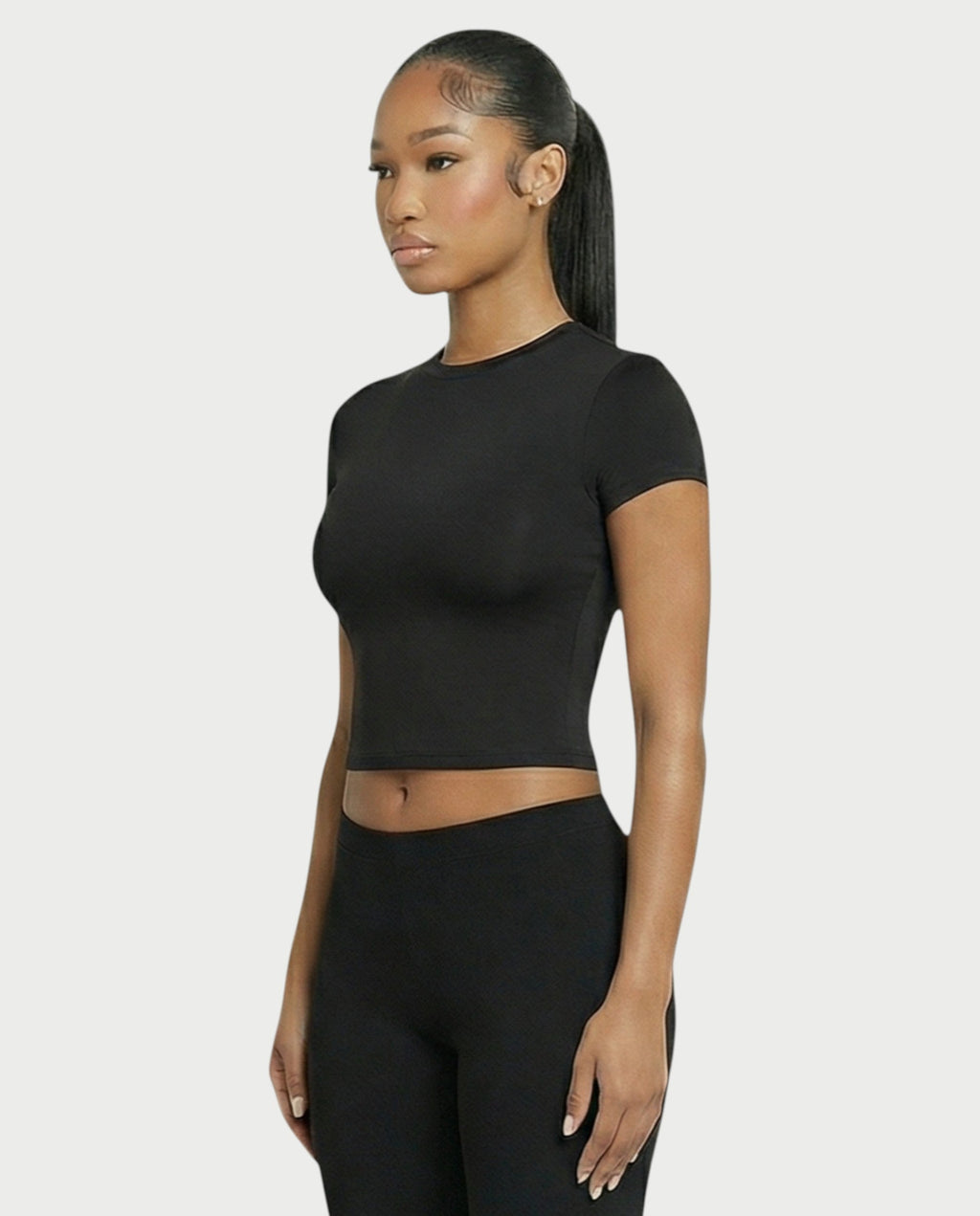 Crew Neck Slim-Fit Top