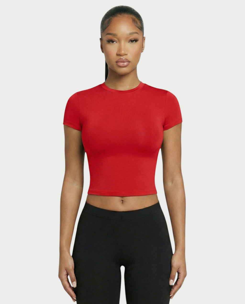Crew Neck Slim-Fit Top