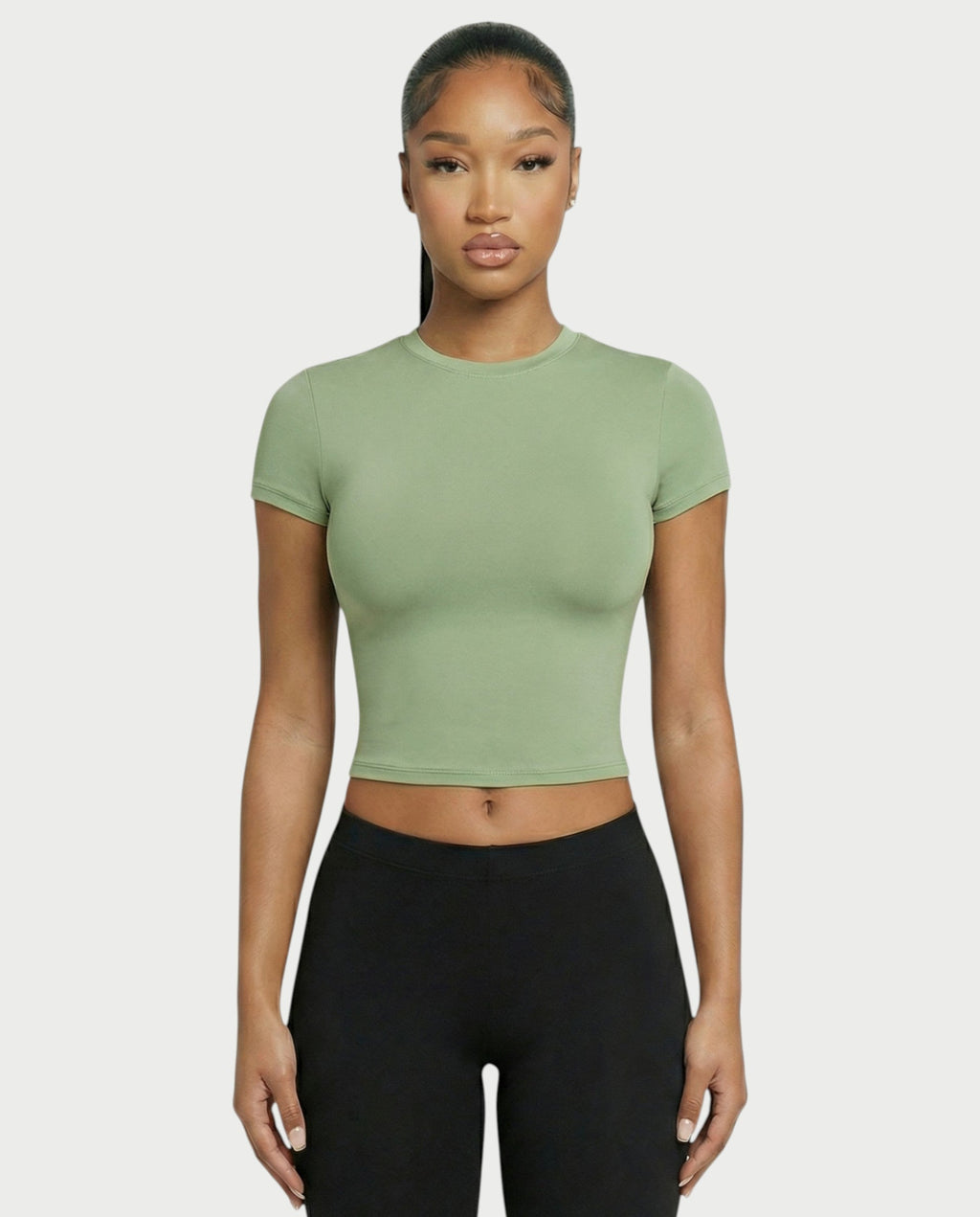 Crew Neck Slim-Fit Top