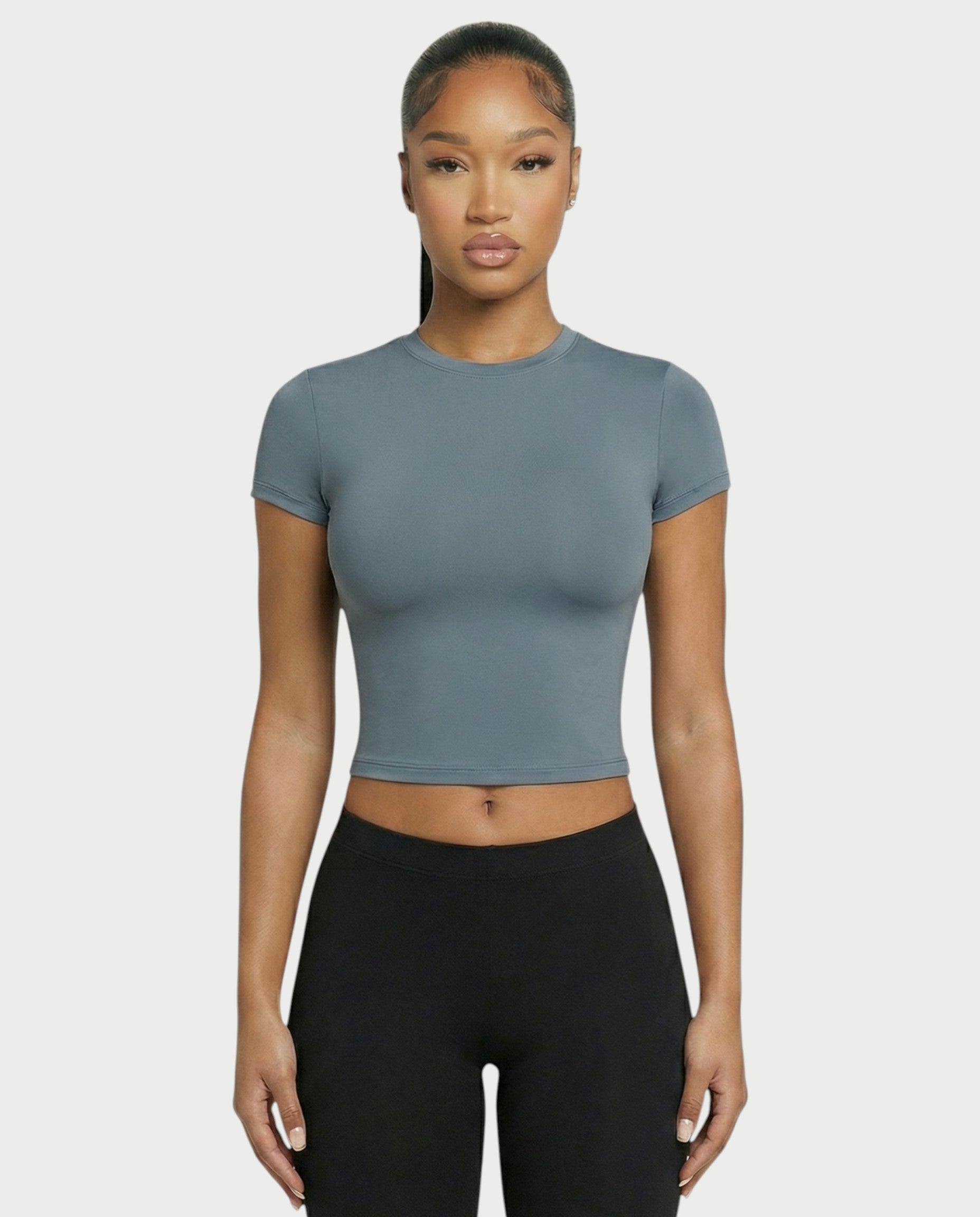 Crew Neck Slim-Fit Top
