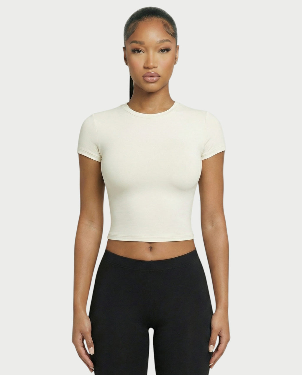 Crew Neck Slim-Fit Top