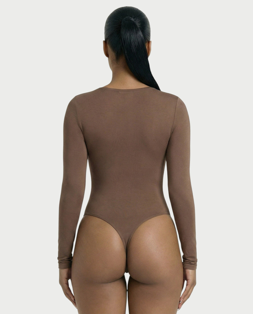V-Neck Long Sleeve Bodysuit