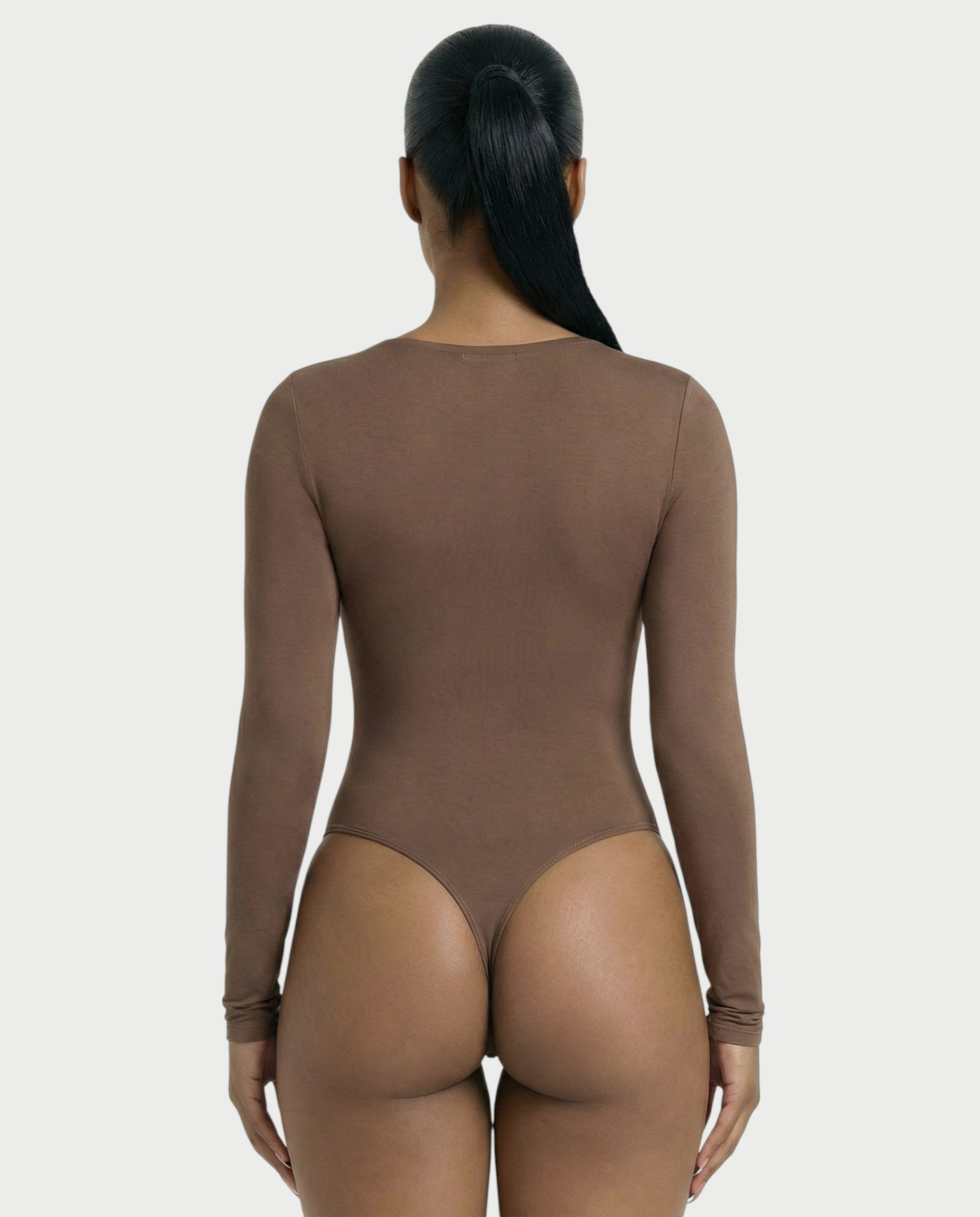 V-Neck Long Sleeve Bodysuit