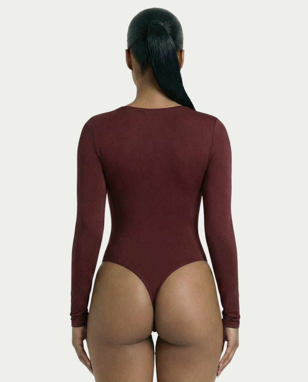 V-Neck Long Sleeve Bodysuit