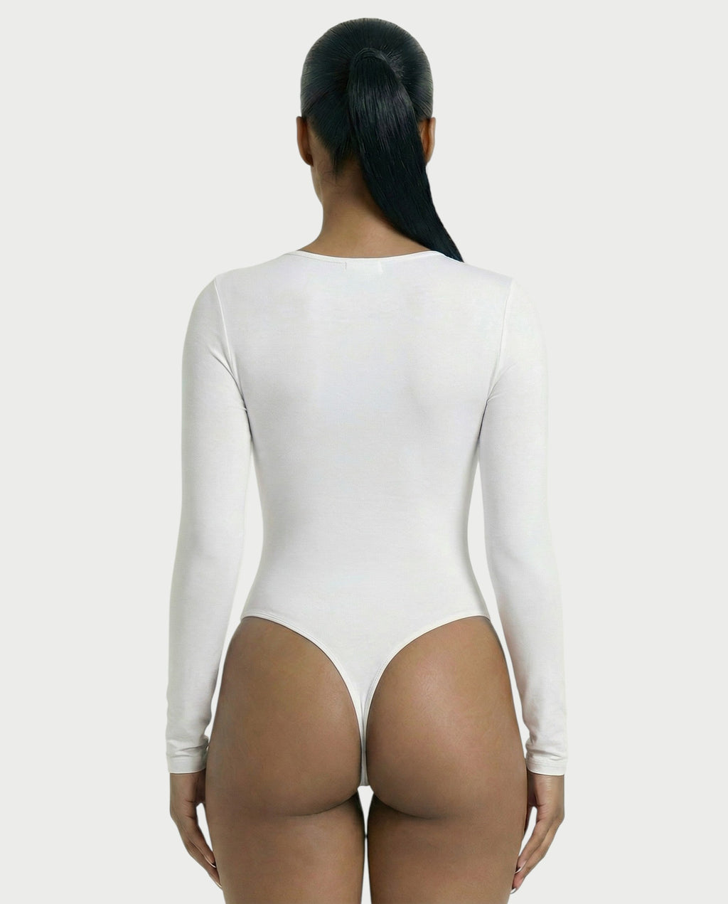 V-Neck Long Sleeve Bodysuit