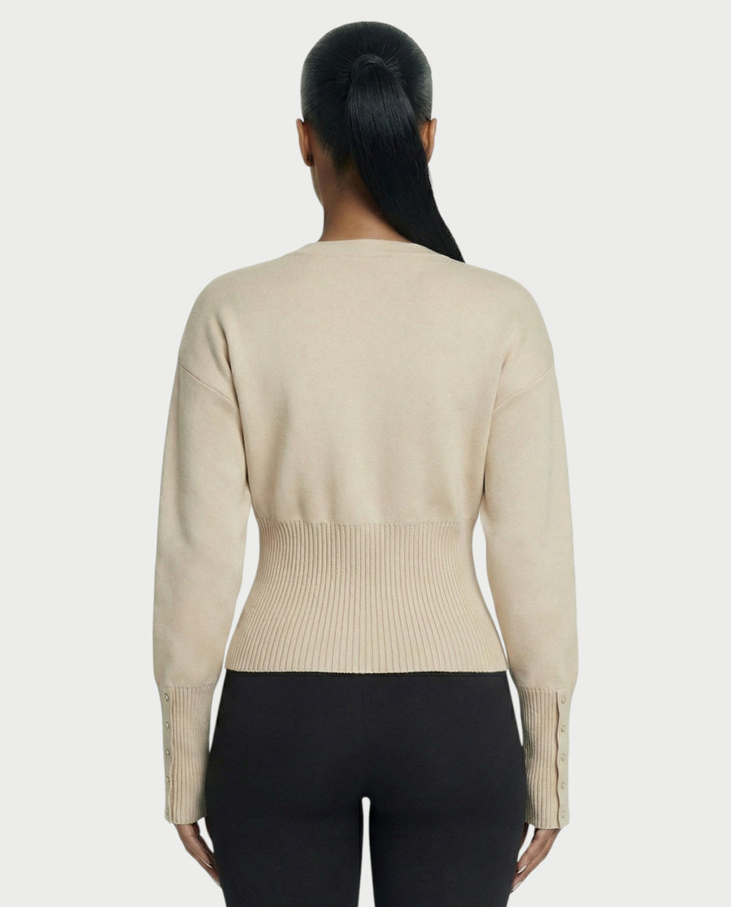 Button-Up Long Sleeve Cardigan