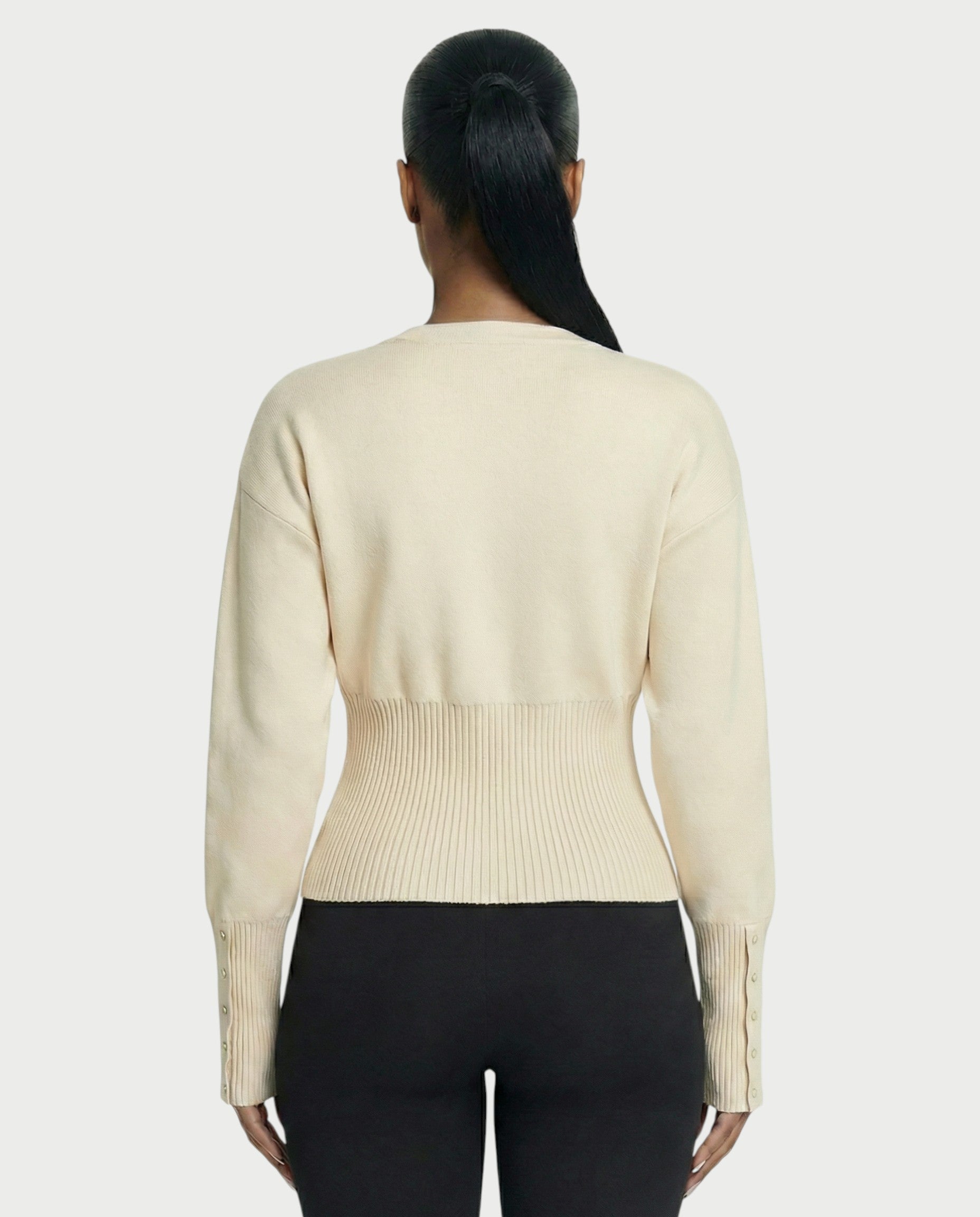 Button-Up Long Sleeve Cardigan
