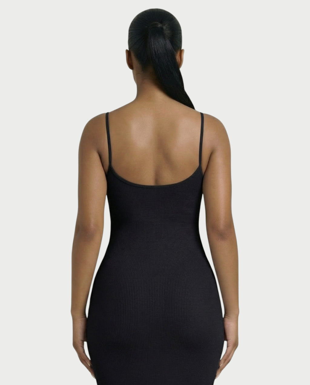 Ribbed Spaghetti Strap Maxi Dress