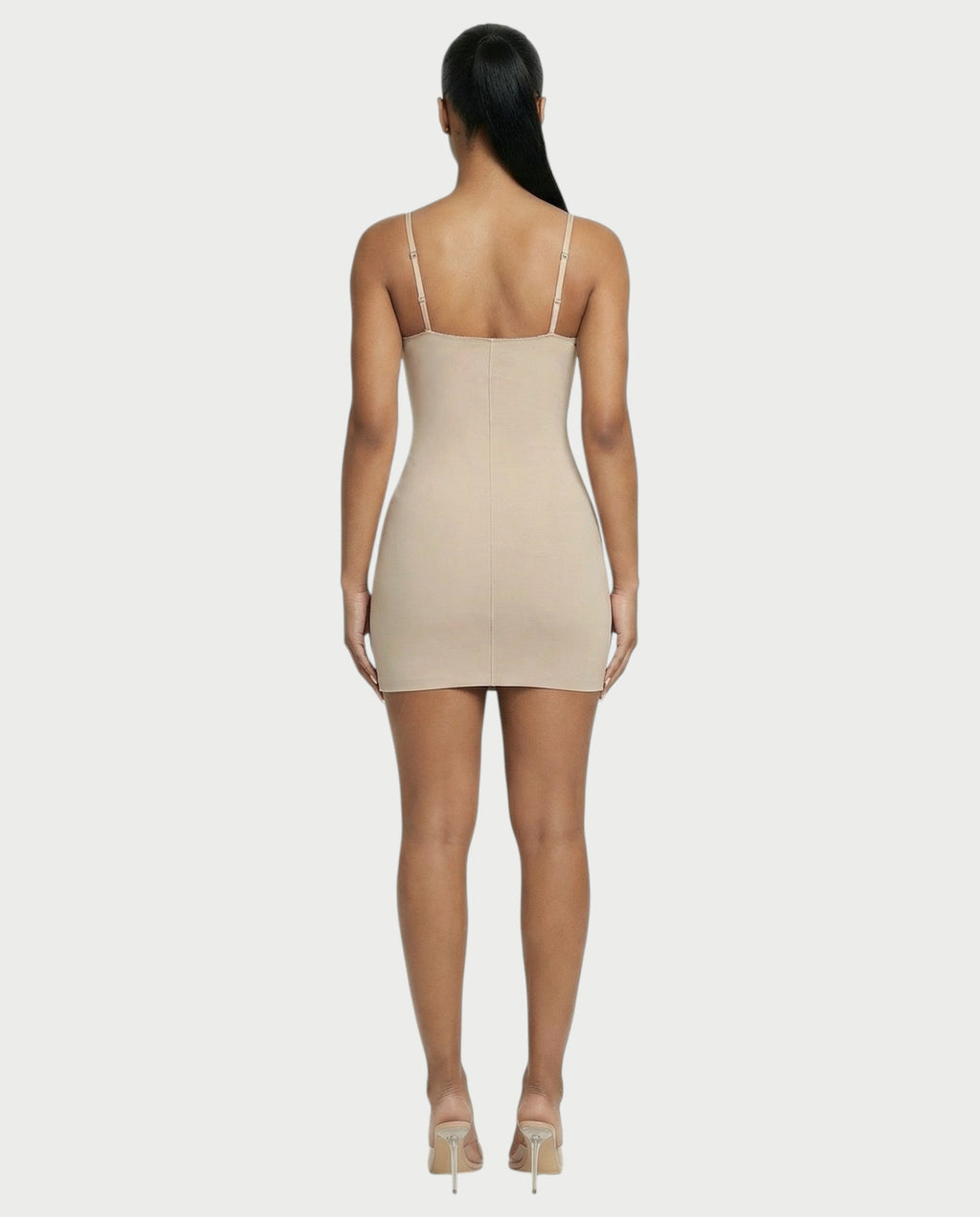 Seamed Bodycon Mini Dress