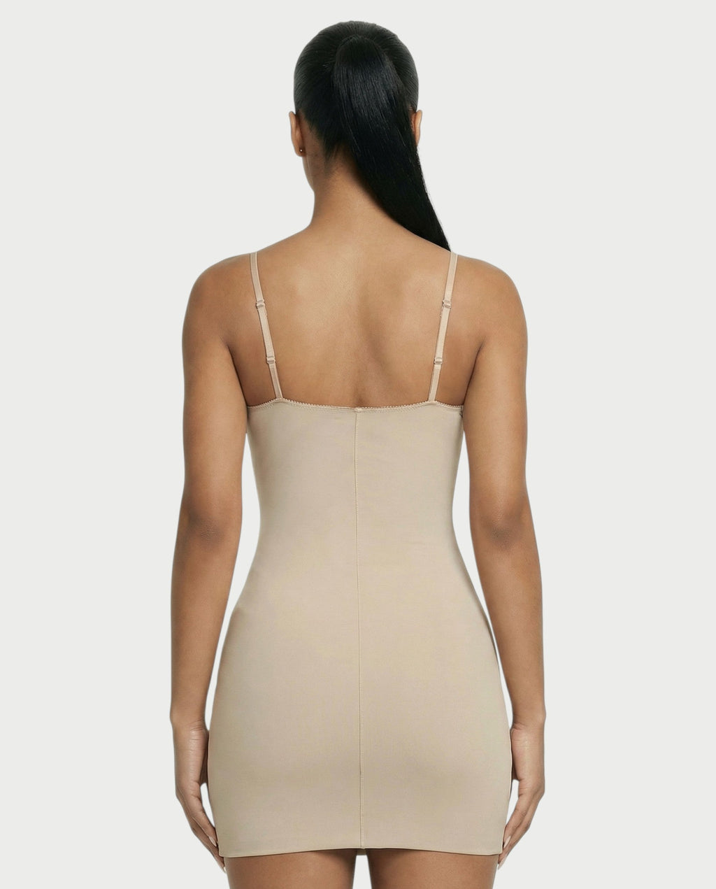 Seamed Bodycon Mini Dress