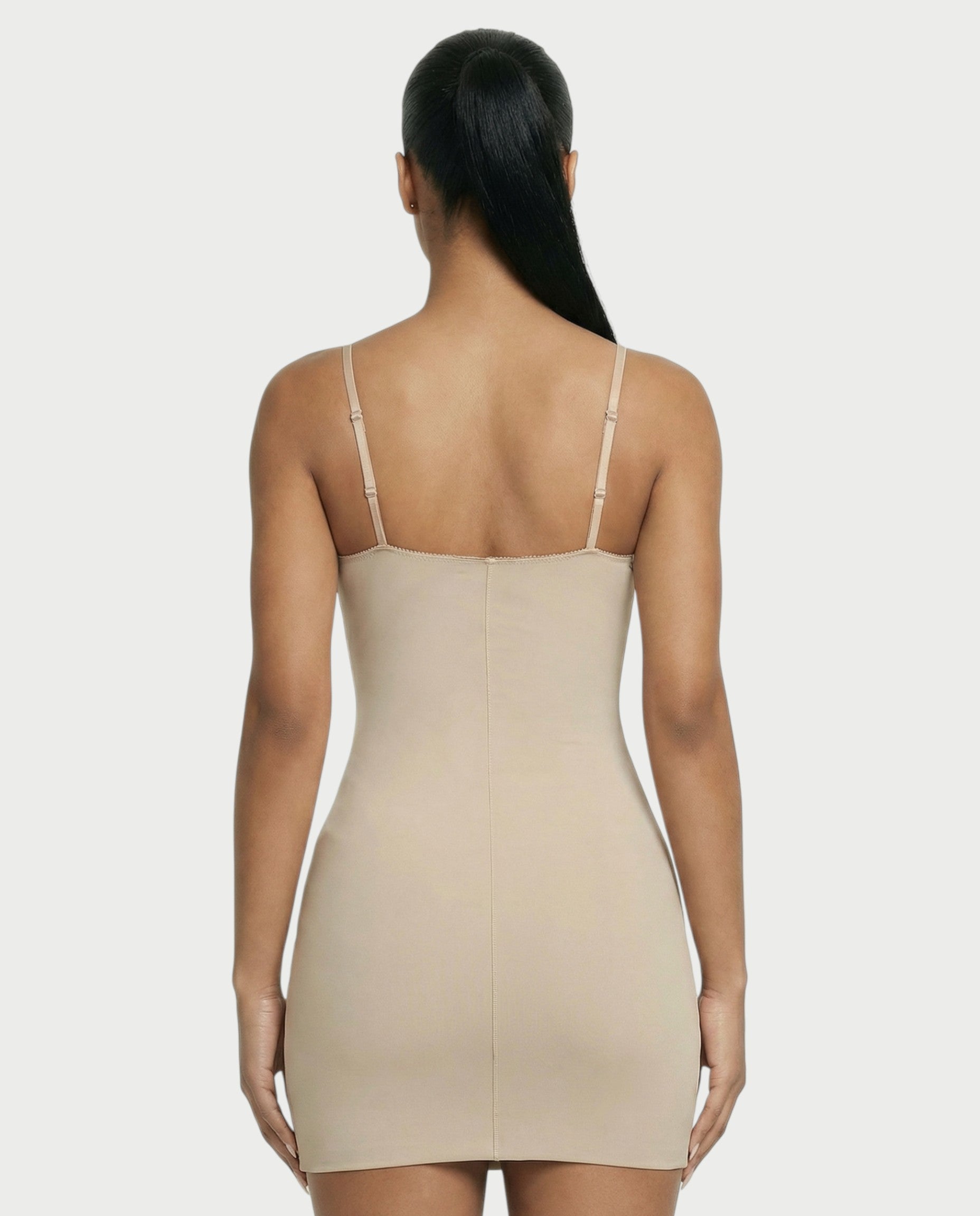 Seamed Bodycon Mini Dress