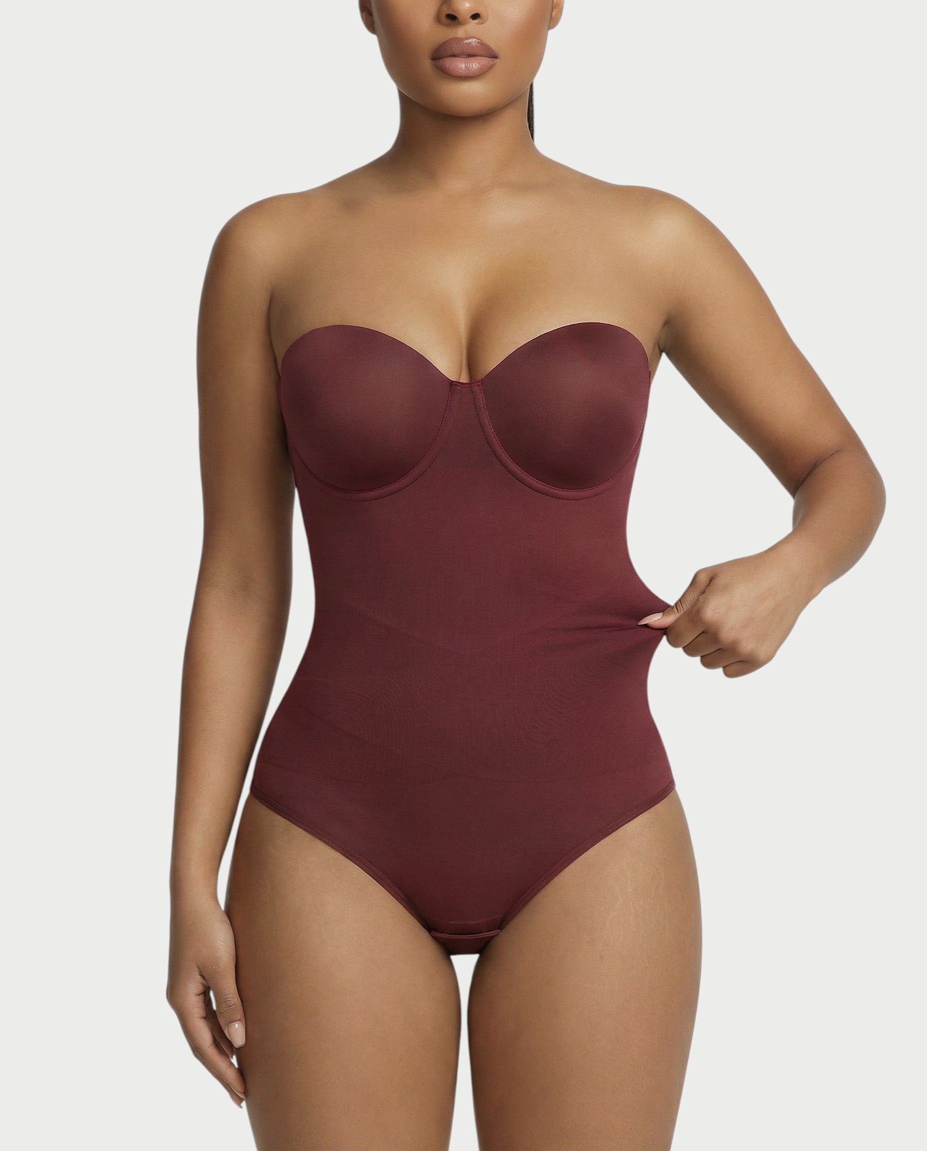 Strapless Corset Shapewear Bodysuit