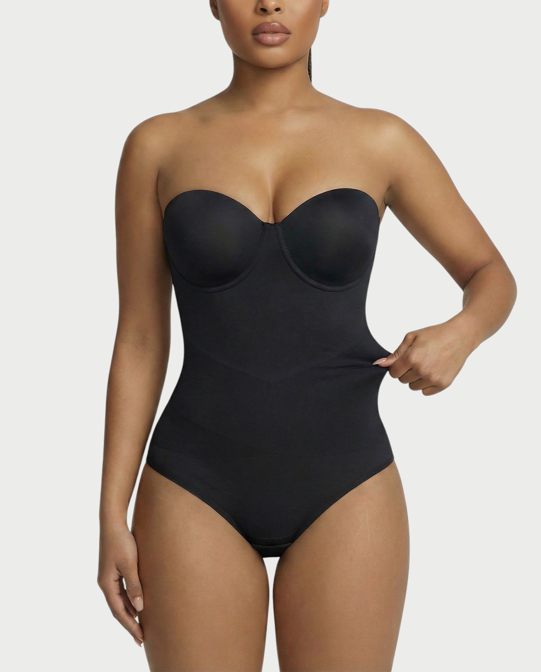 Strapless Corset Shapewear Bodysuit